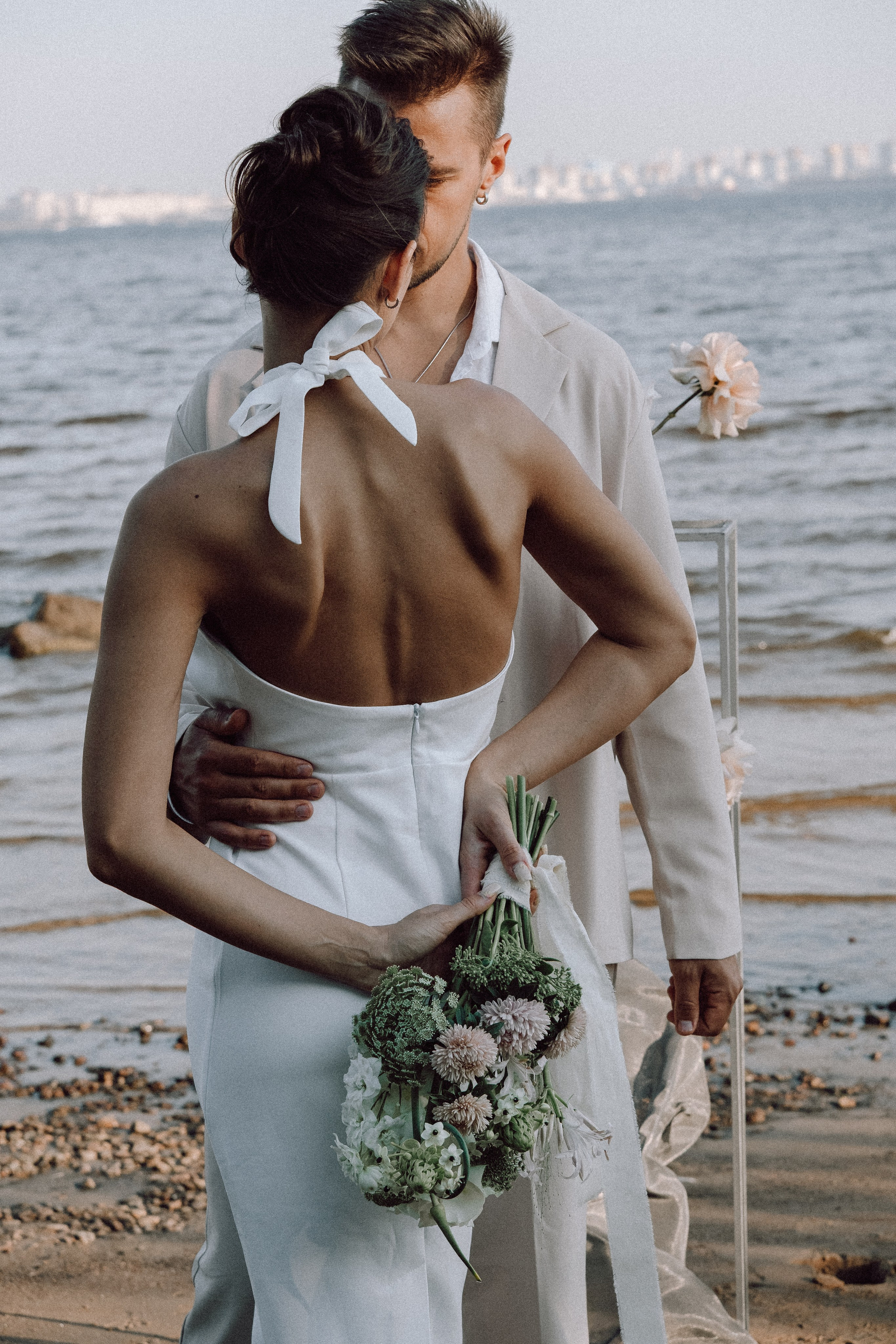 СВАДЕБНАЯ ФОТОСЕССИЯ ВЫЕЗДНОЙ ЦЕРЕМОНИИ (ФИНСКИЙ ЗАЛИВ). Профессиональный фотограф, Санкт-Петербург — Виктория Богомолова