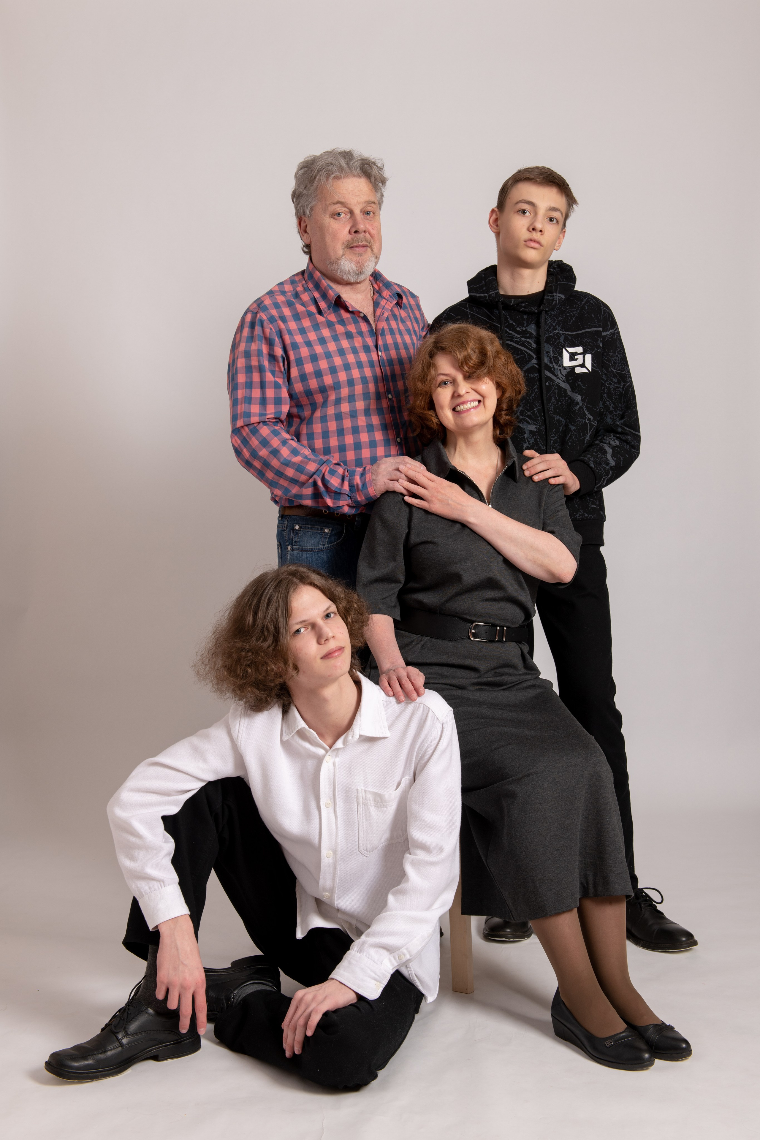 Семейные портреты Ирины и Владимира с детьми. Фотосессия беременности — Крылова Натали — Москва