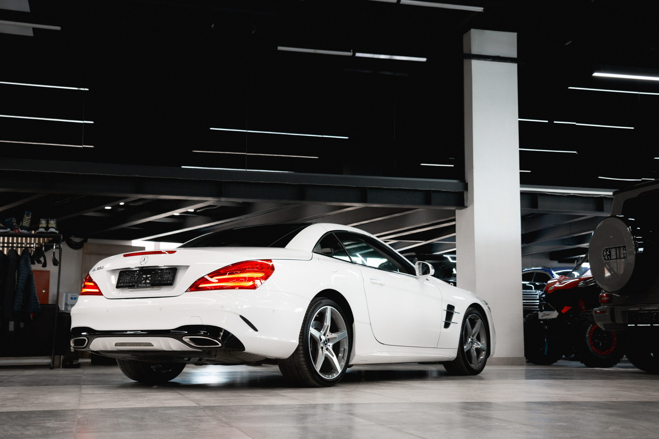 Mercedes SL550. Автомобильный фотограф и видеограф в Новосибирске|Александра Косухина