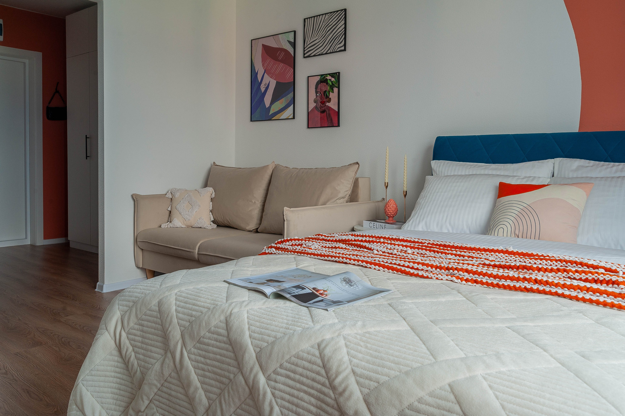 Съемка студии для посуточной аренды ЖК «Волга Парк». Интерьерный фотограф в Ярославле. Вероника Лазыкина