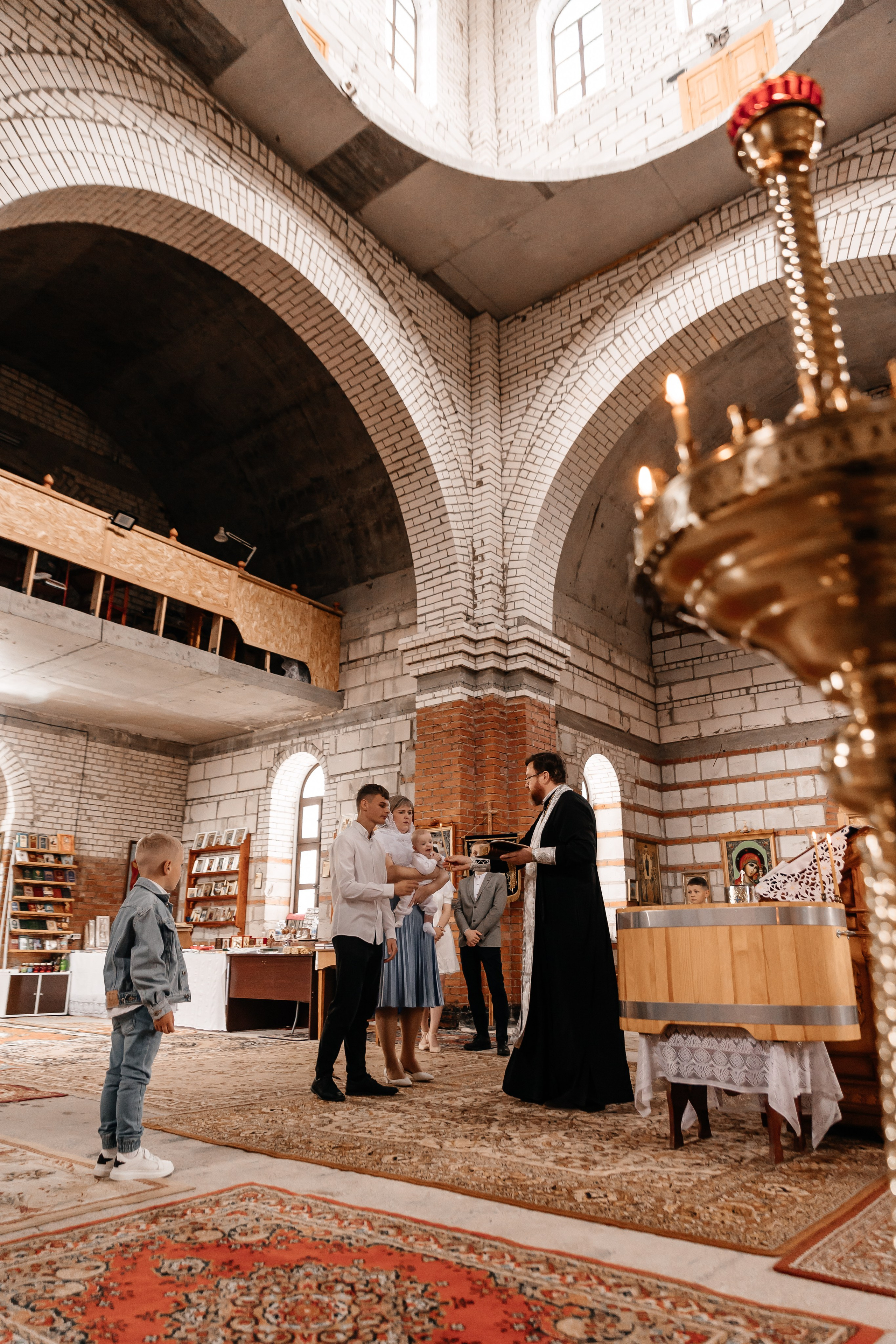 Крещение Максима. Семейный фотограф Минск Усова Ольга