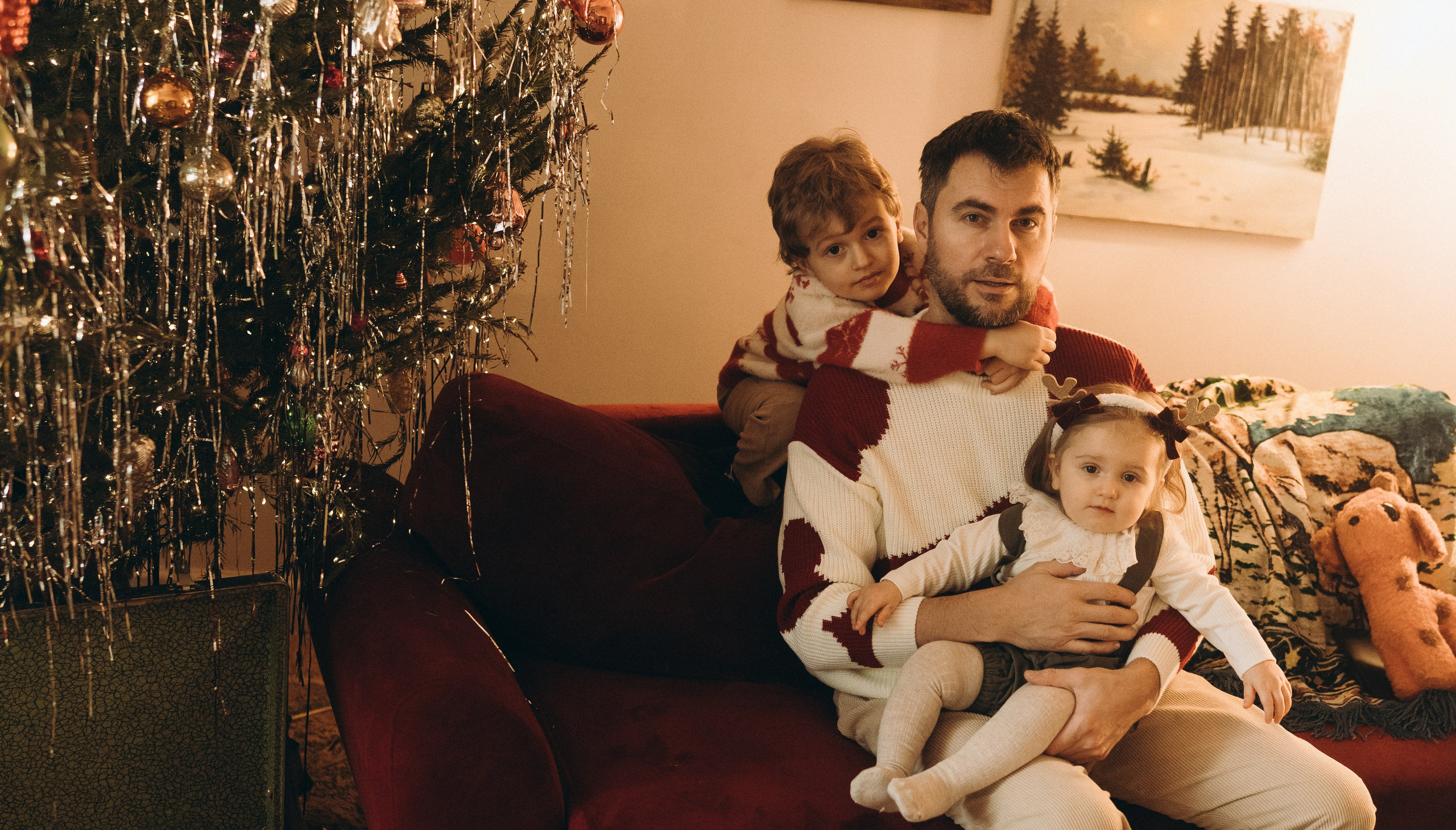 Годик или Ретро Новый год. Семейный, ньюборн фотограф, фотограф на роды в Москве, Виктория Тюльдюкова