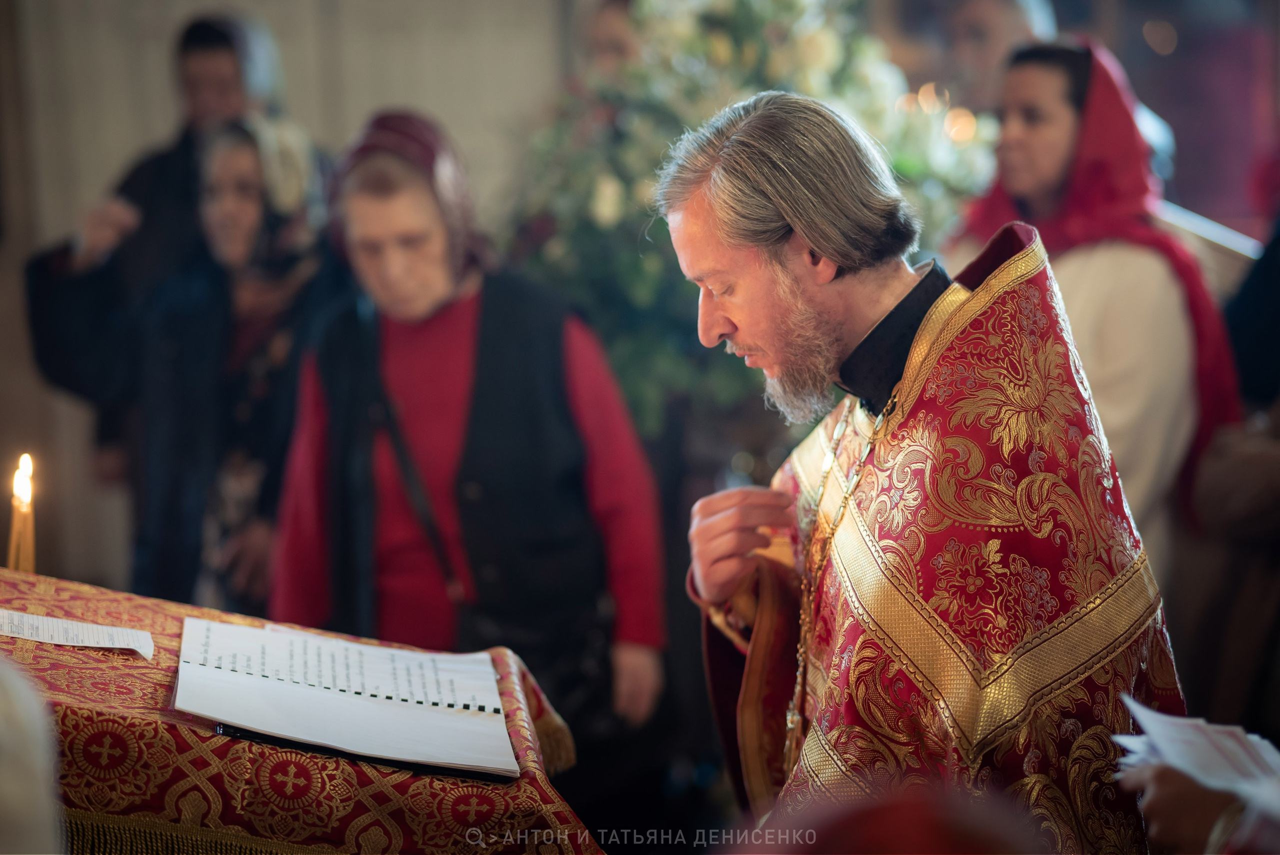 Храм Преображения Господня в Богородском. Антипасха. Антон и Татьяна Денисенко — В храме