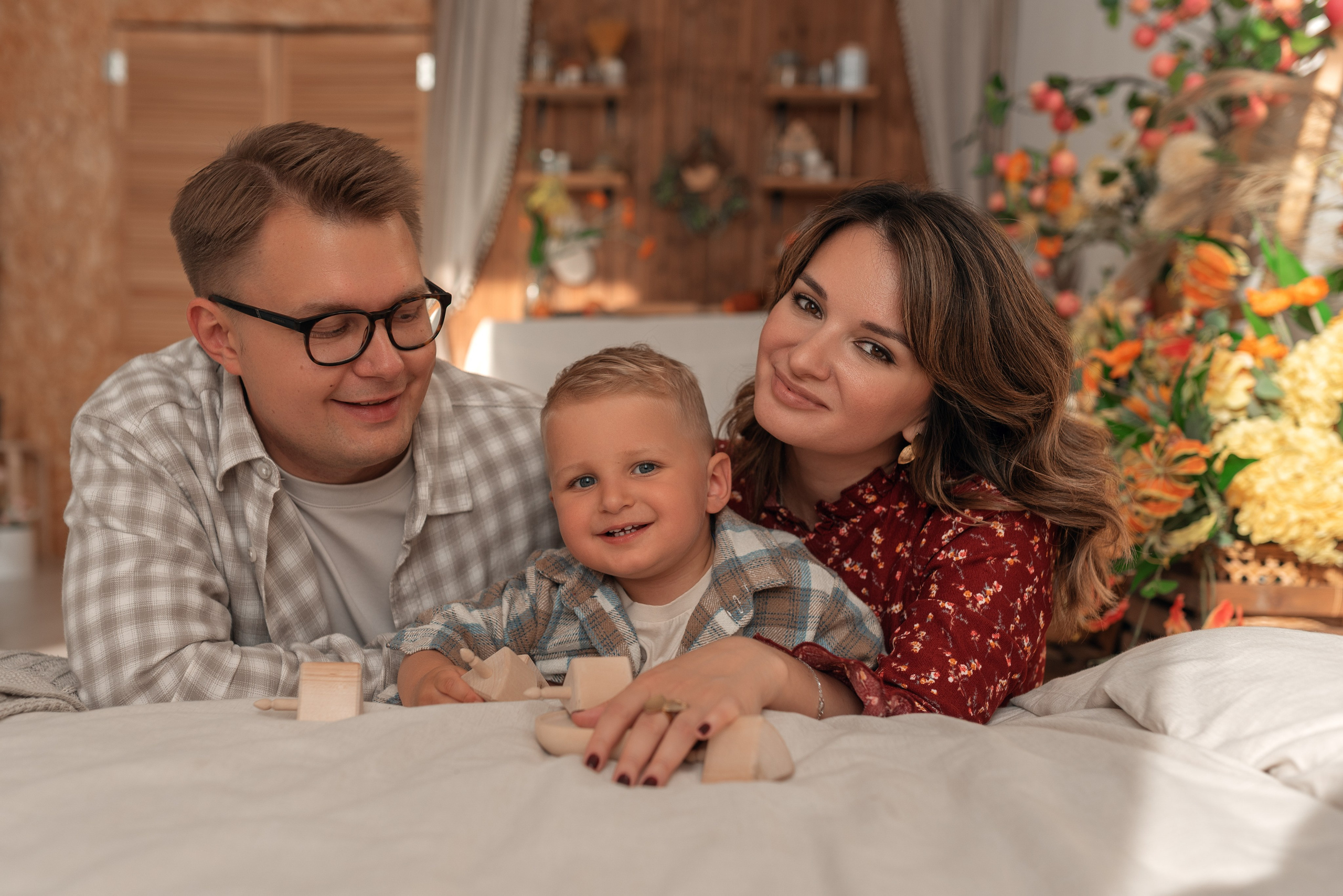 Федя с любимыми родителями. Ульяна Сёмина, фотограф, Москва