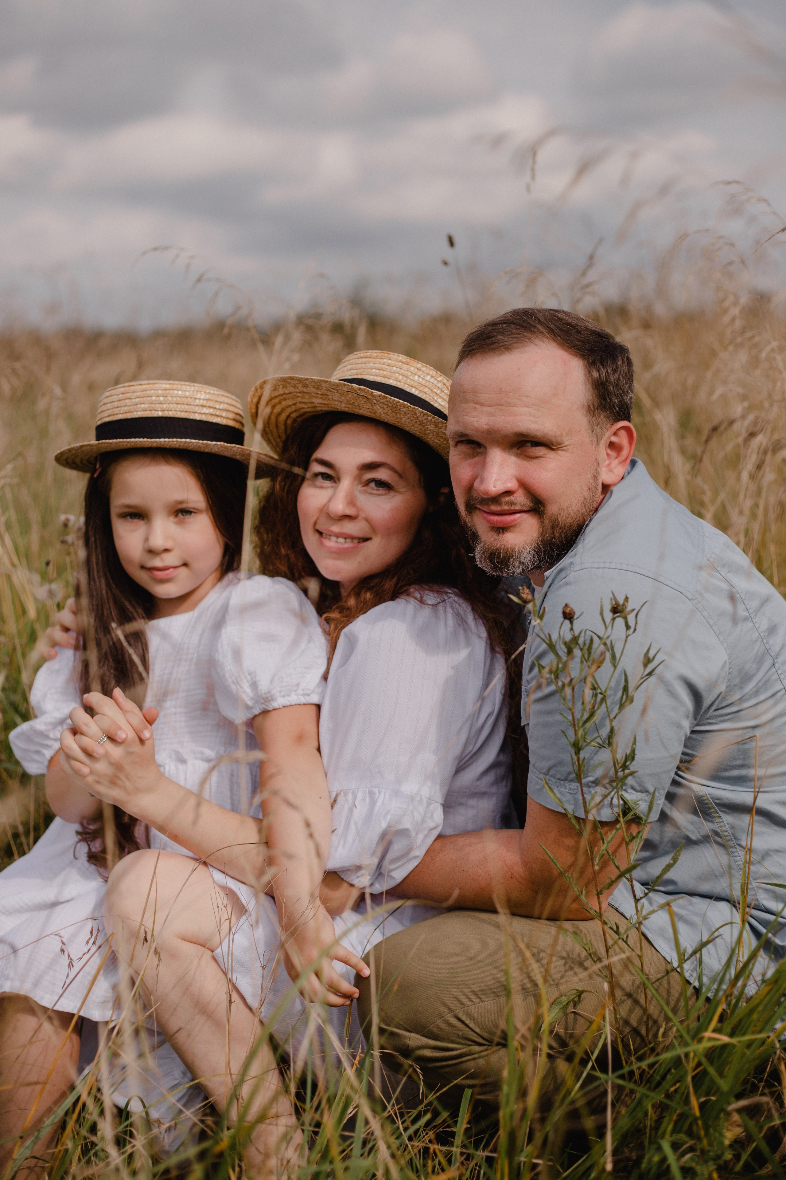 Семейная съёмка в поле