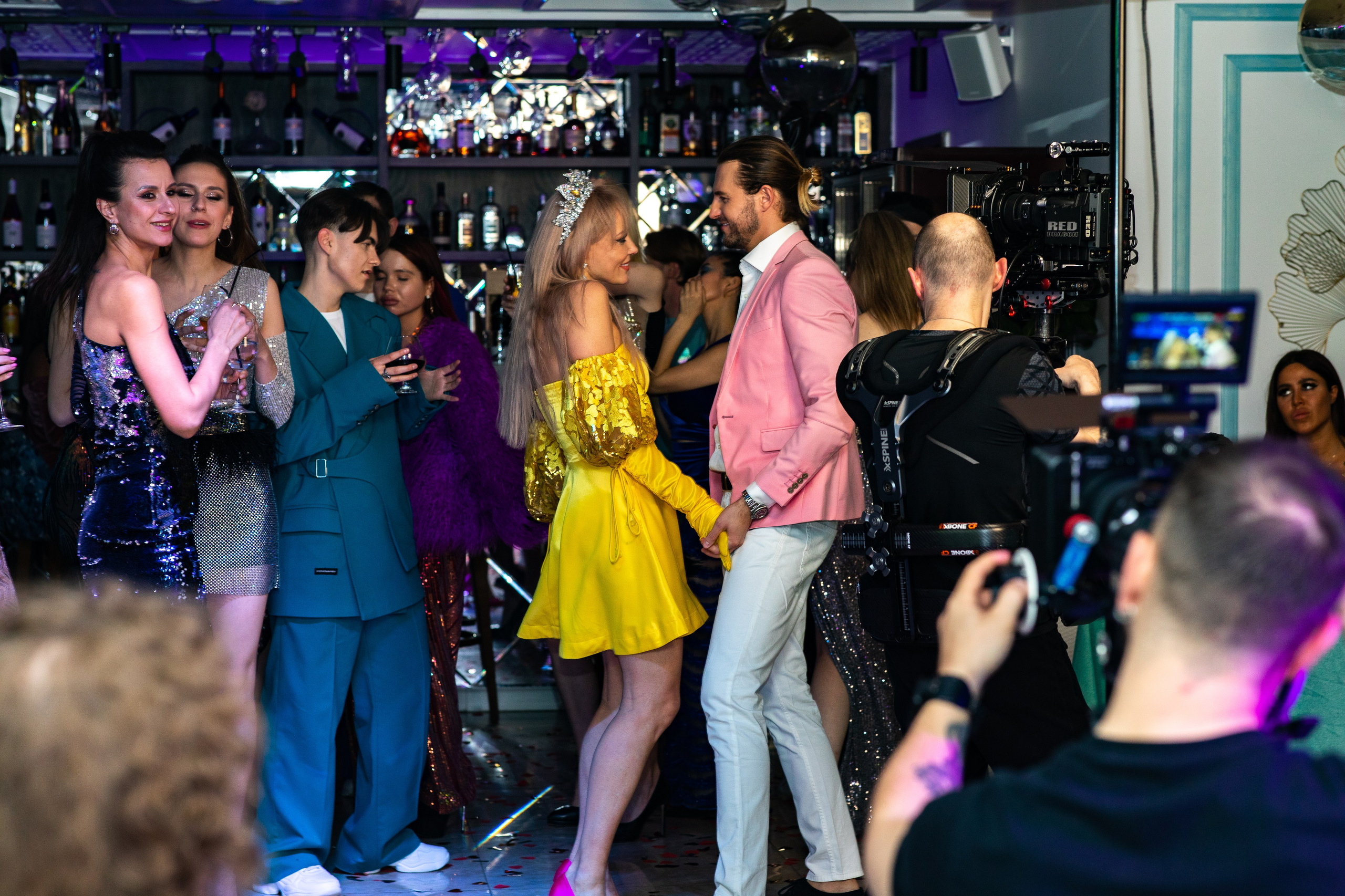 Съемка клипа Анни Калашниковой «Не ври мне в Риме». Art photographer Nino