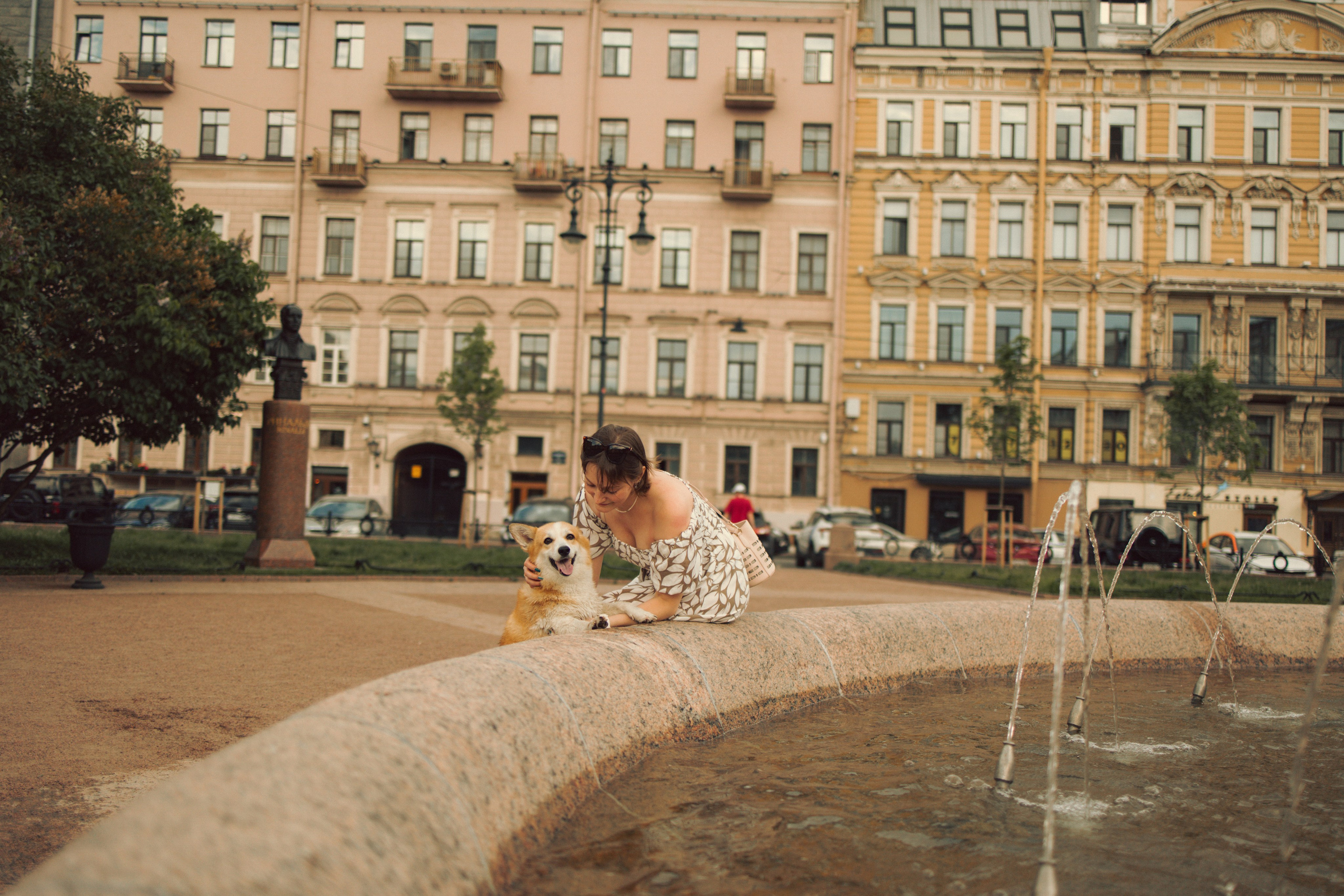 Центр, фонтан и любовь. Фотограф — Анималист | Санкт-Петербург