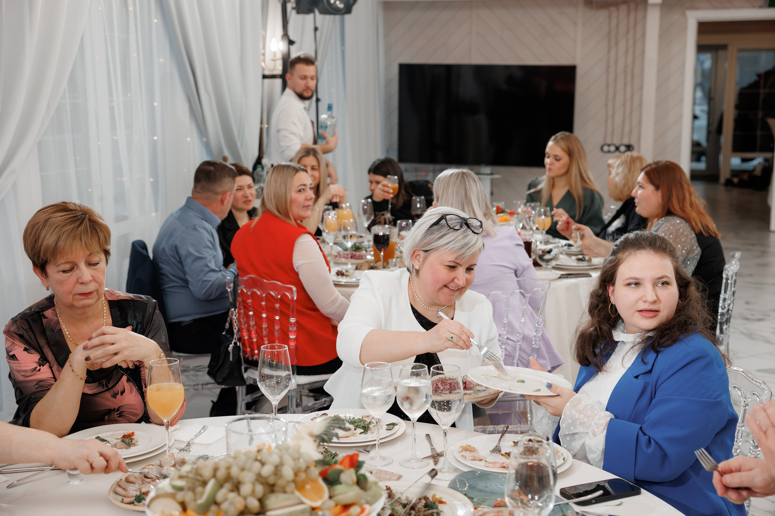 Юбилей, ресторан «Барский», усадьба «Гребнево». Свадебный и репортажный фотограф (Москва, Королев и другие)