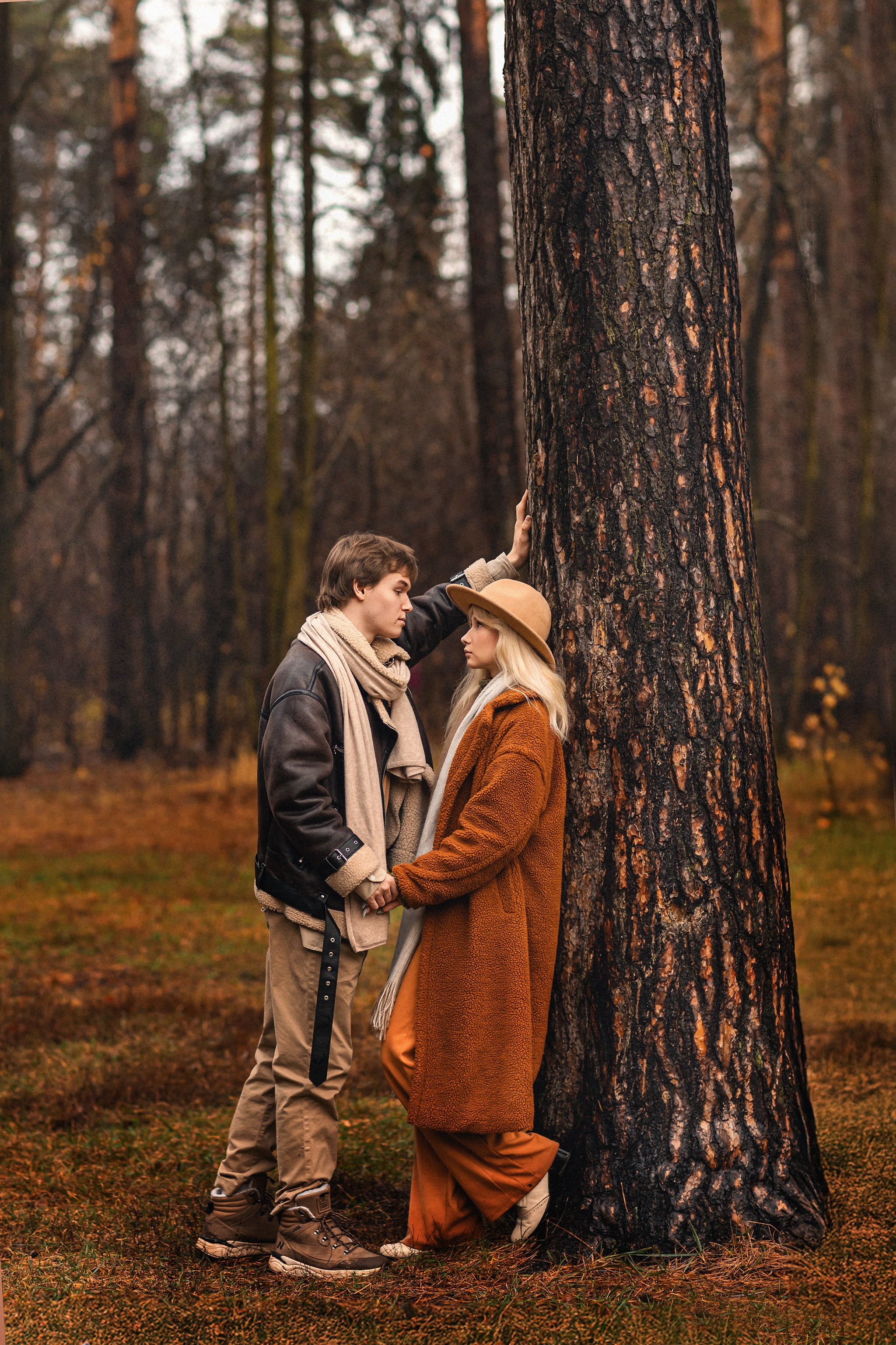 Осенняя лавстори. Детский и семейный фотограф Елена Михайлова в Москве