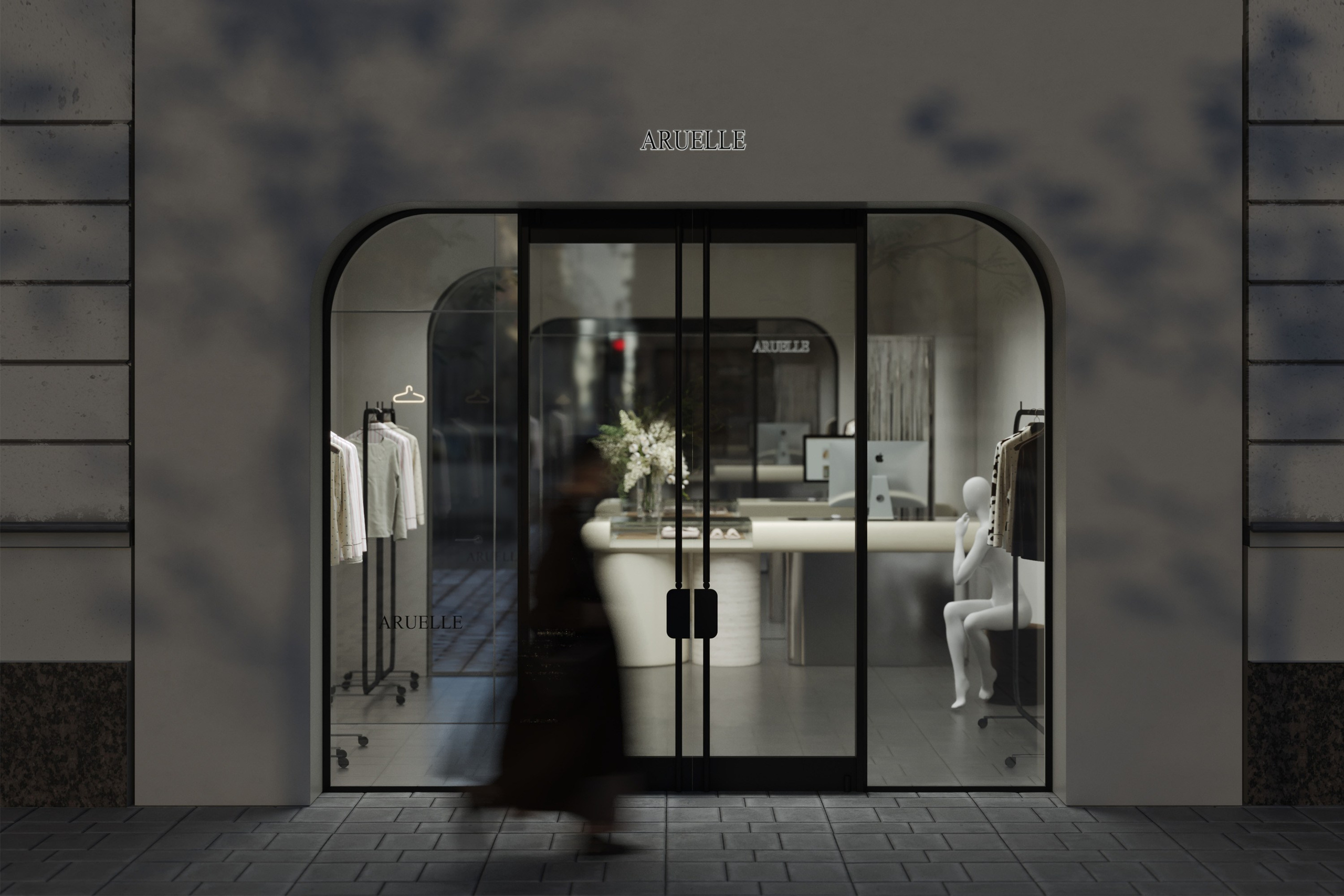 Дизайн-проект интерьера магазина Aruelle