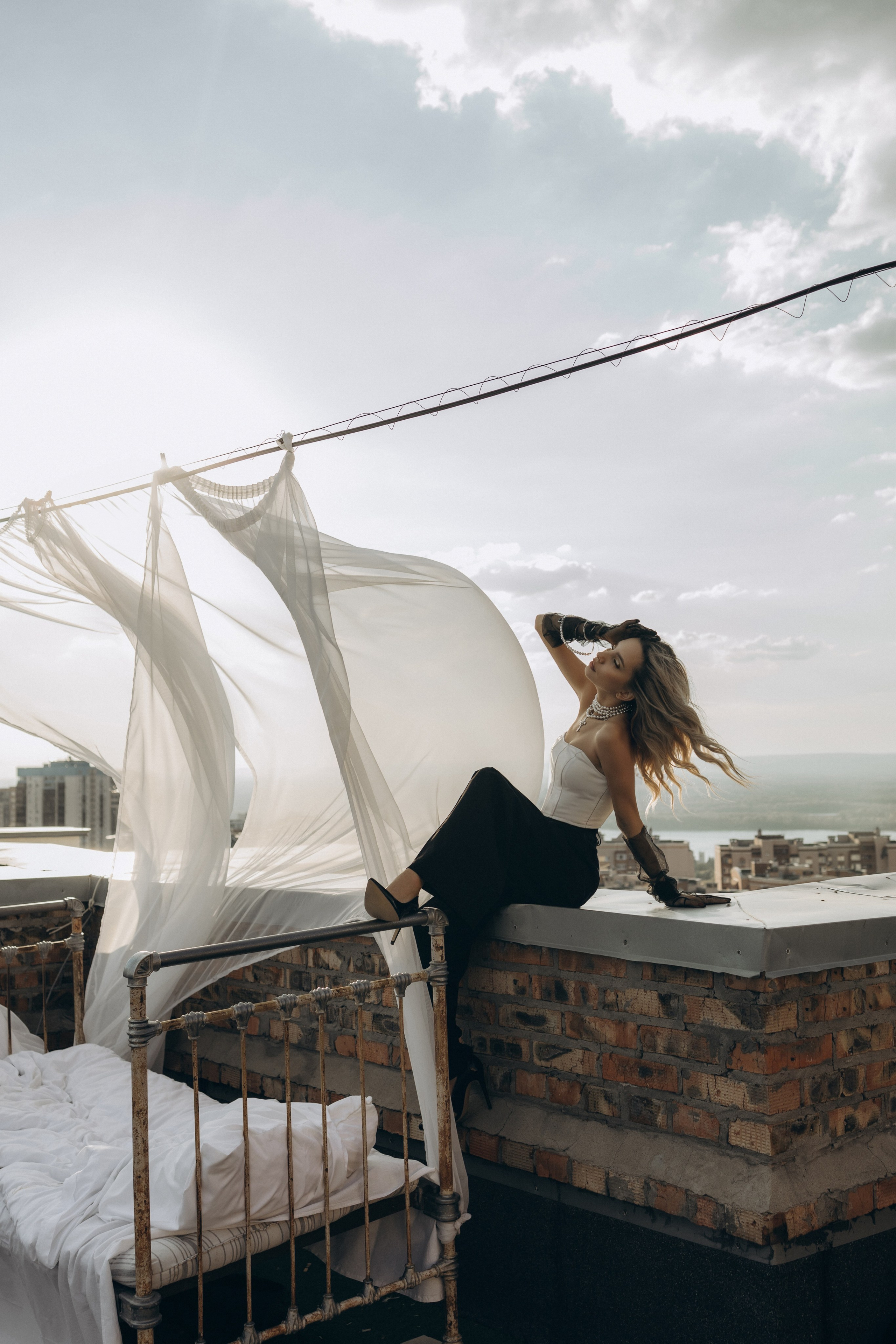 Сабина. На крыше. Фотограф Ксения Железникова