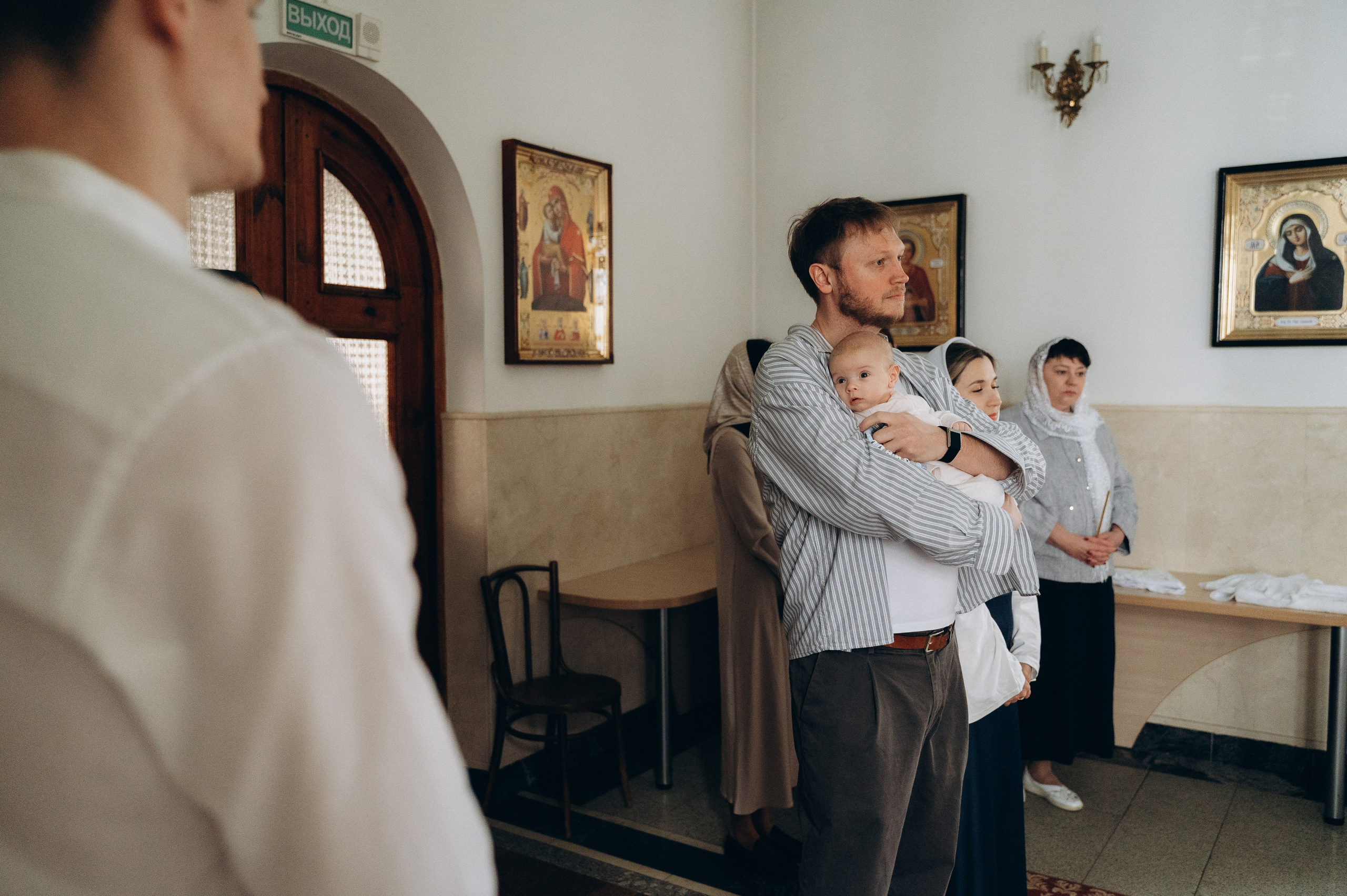 Крещение Артура (Храм Марии Магдалины). Семейный фотограф в Минске Дарья Дреко