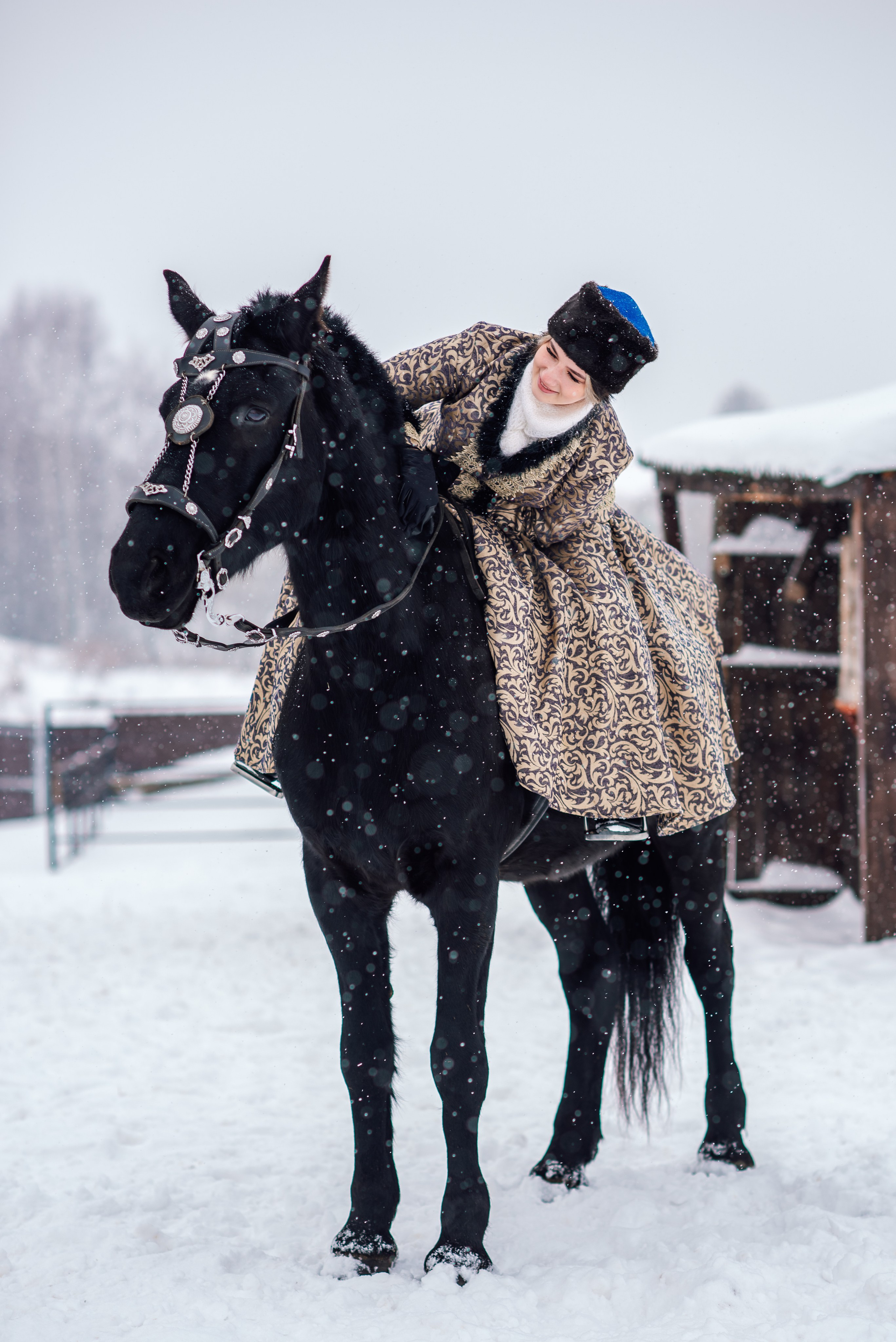 Зимняя парфорсная охота. Фотограф Диана Вальтер