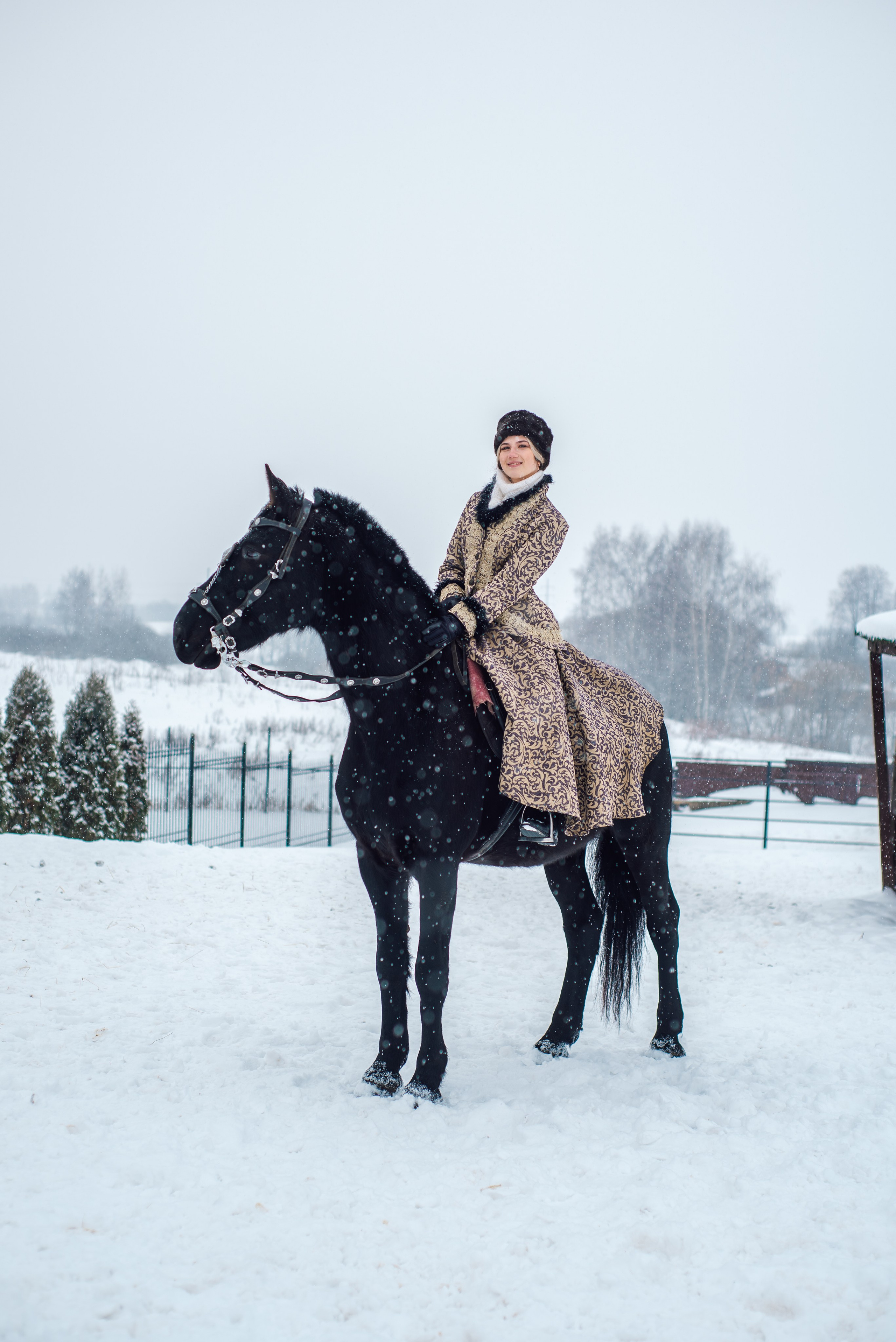 Зимняя парфорсная охота. Фотограф Диана Вальтер