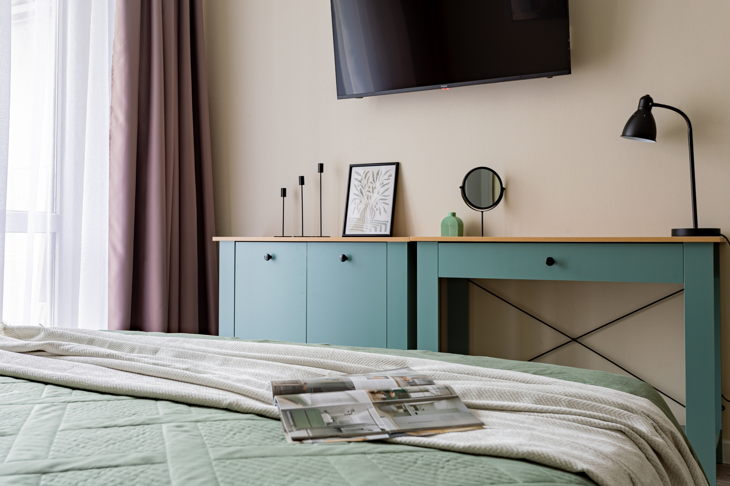 Комплектация студии с ремонтом от застройщика. Интерьерный фотограф. Хоумстейджер. Сочи/Адлер/Красная поляна