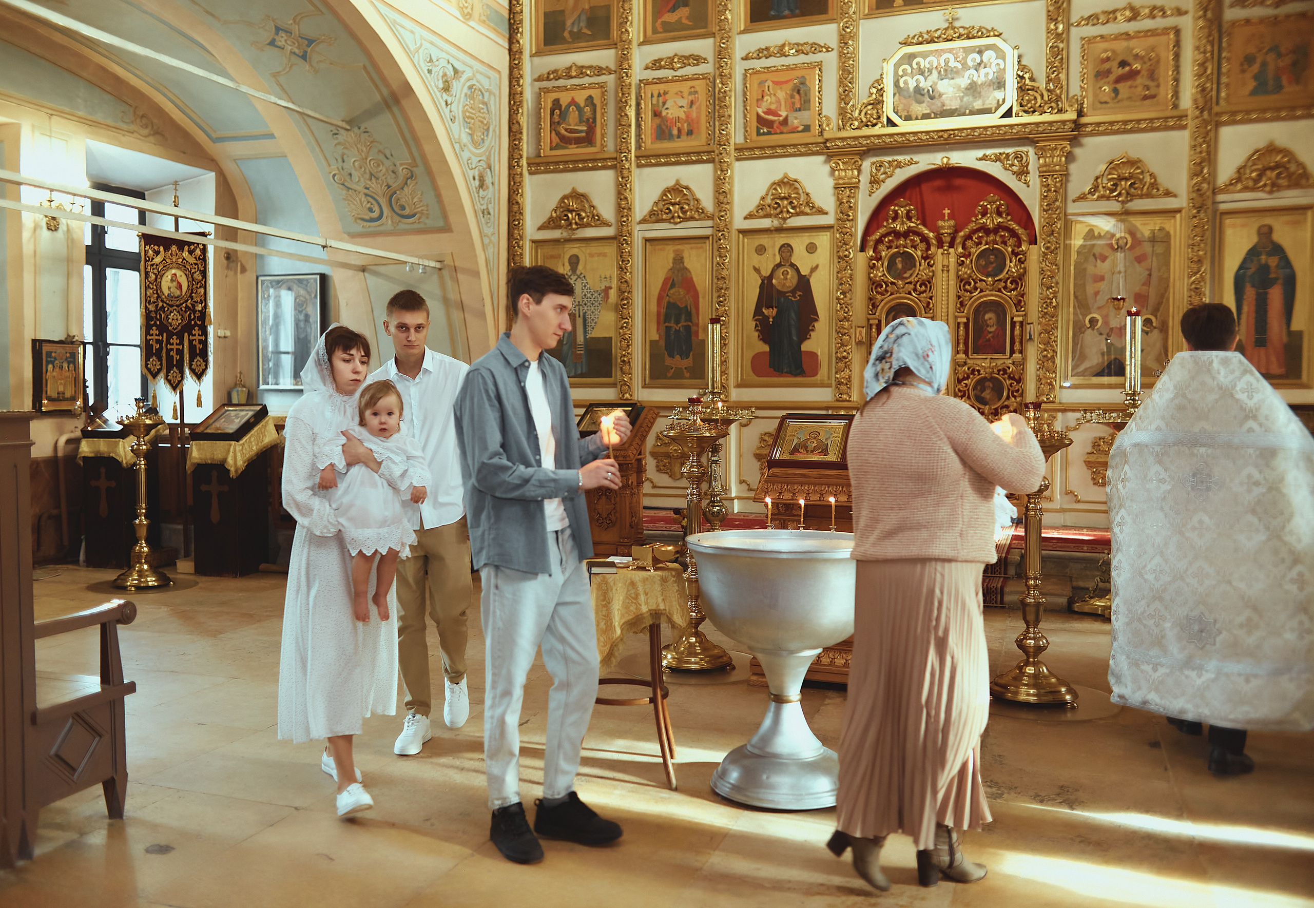Крещение в селе Молоди. Прончатова Алина. Свадебный и семейный фотограф