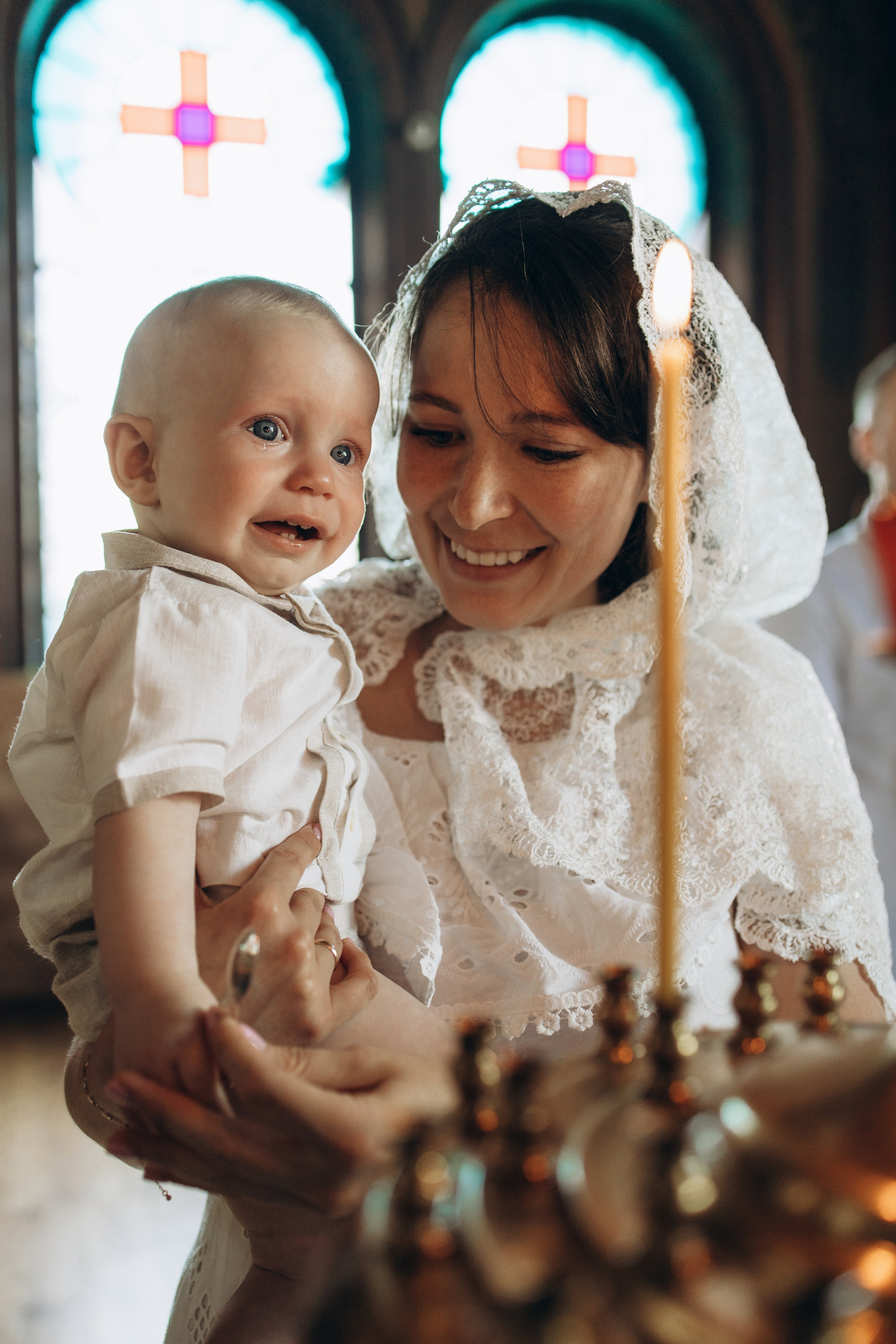 Двойное крещение Анны и Саши. Самый теплый фотограф в Краснодаре Рябоконь Ксения
