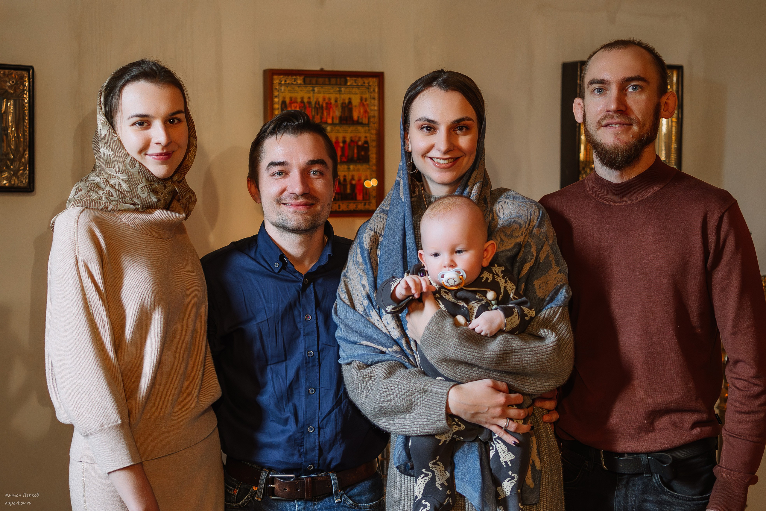 Крещение Максима. Фотограф Антон Перков