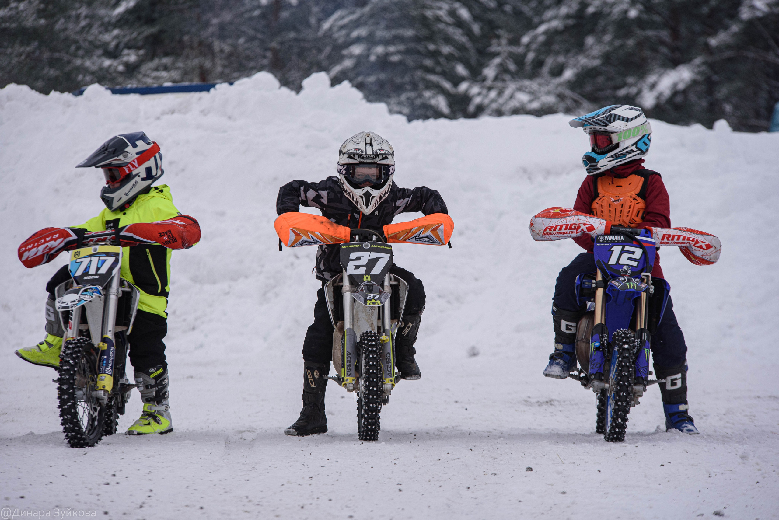 Зимний этап соревнований по мотокроссу. г. Городец. Мотофотограф в Нижнем Новгороде Динара Зуйкова