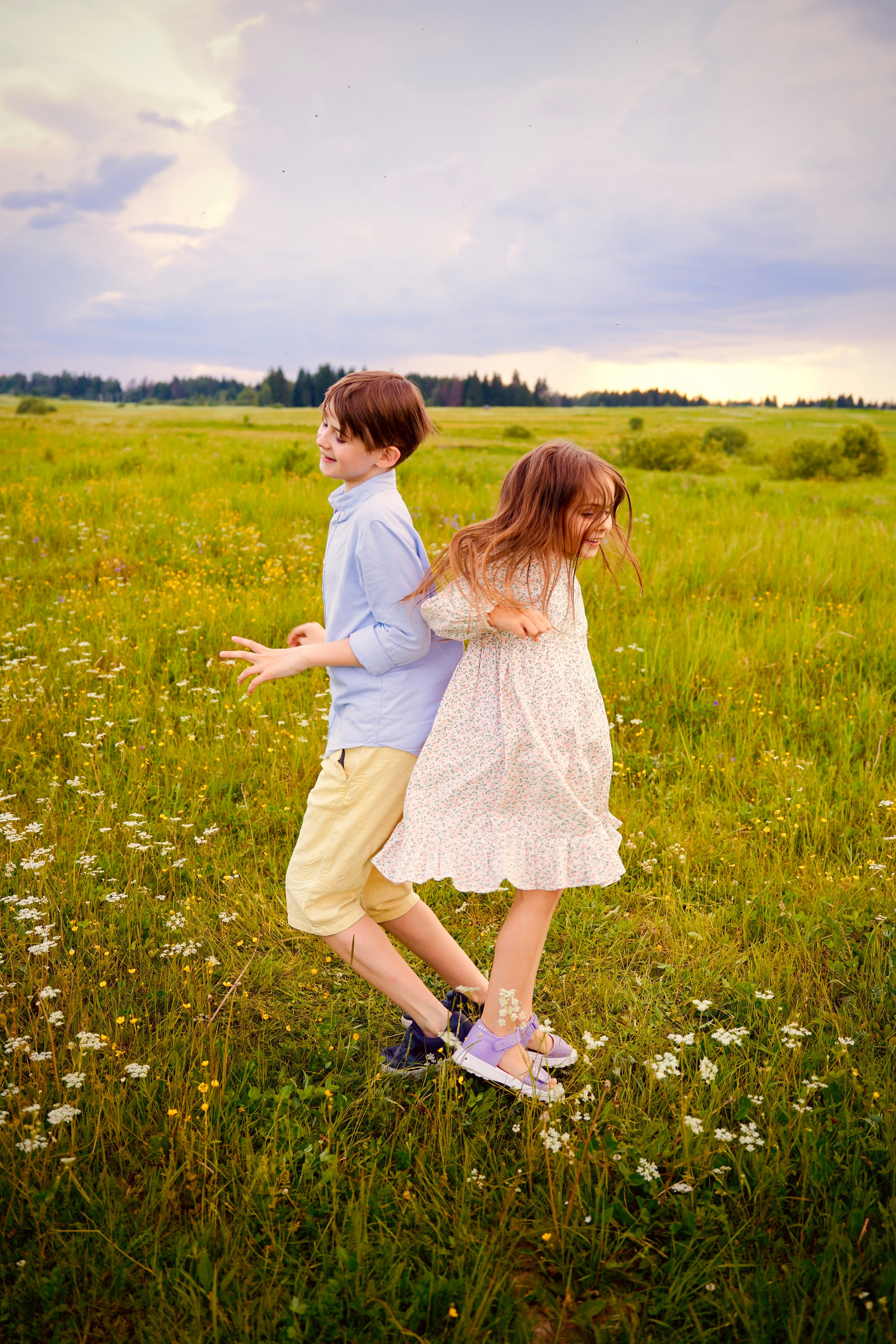 Лето в поле. Семейный и детский фотограф Александра Гвоздикова