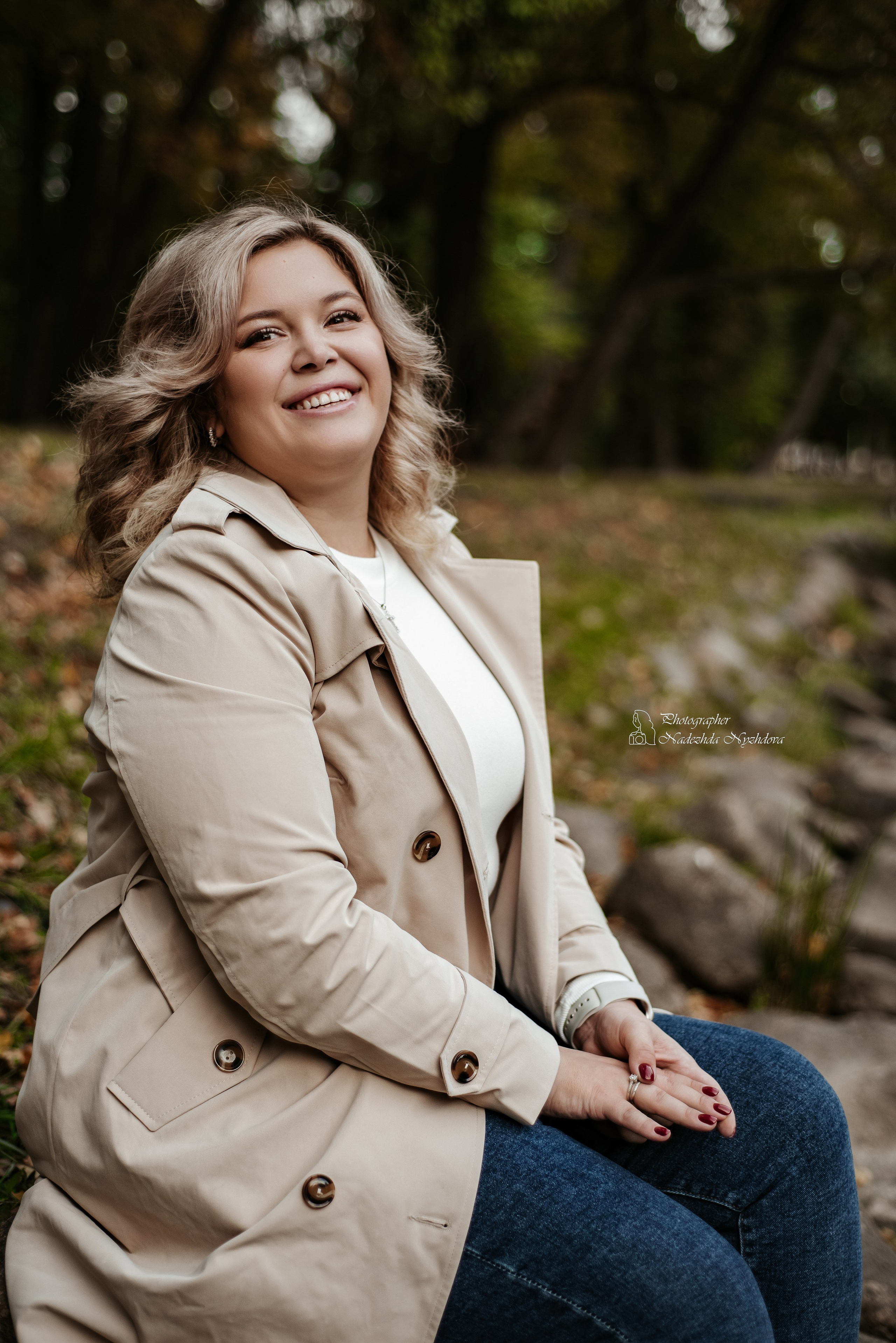 Осенняя прогулка с Каролиной, Владиславом и Асти ♡. Свадебный фотограф в Санкт-Петербурге Надежда Нуждова