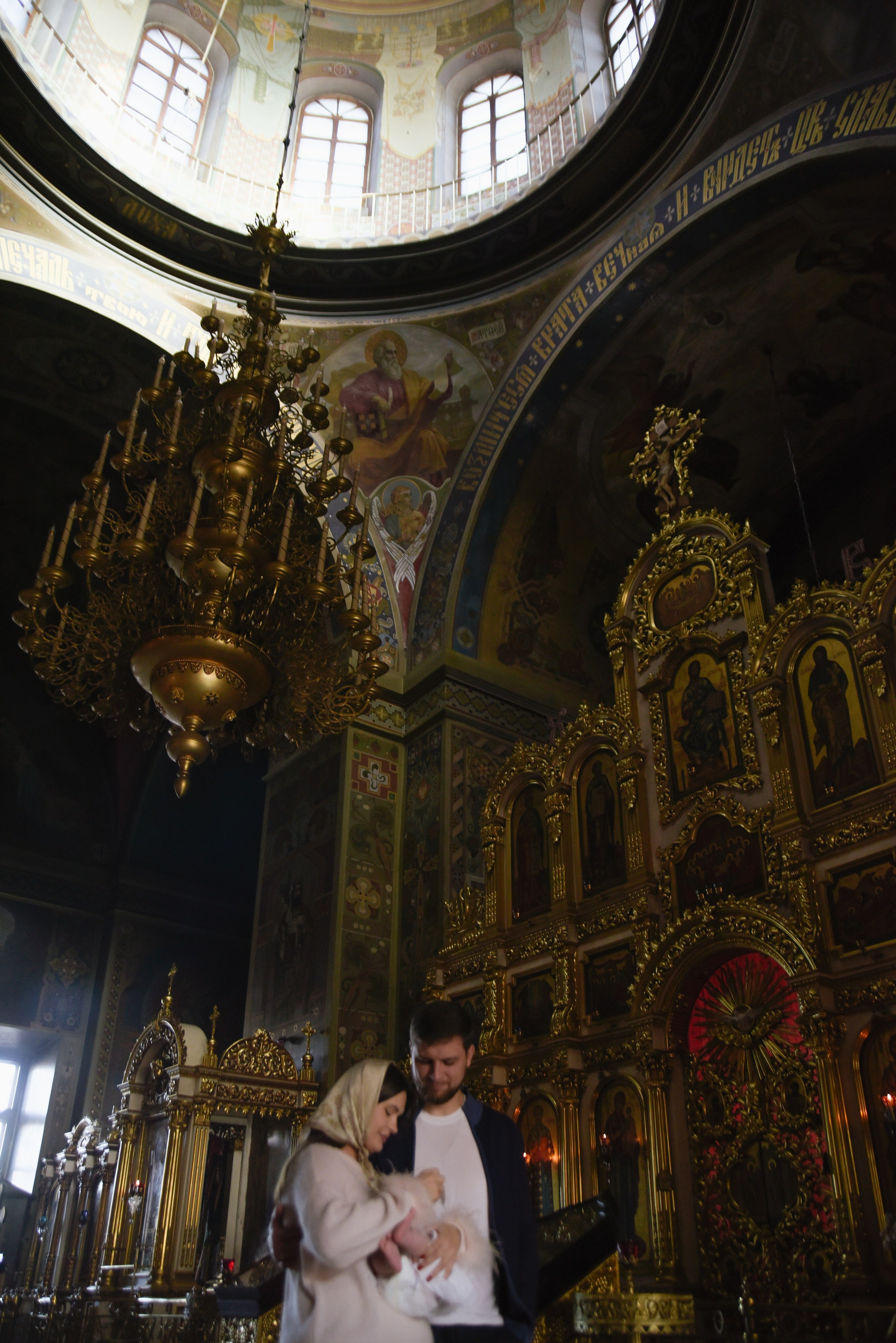 Таинство крещения Савва Храм Воскресения Словущего в Даниловской Слободе. Фотограф Лола Волна, город Москва
