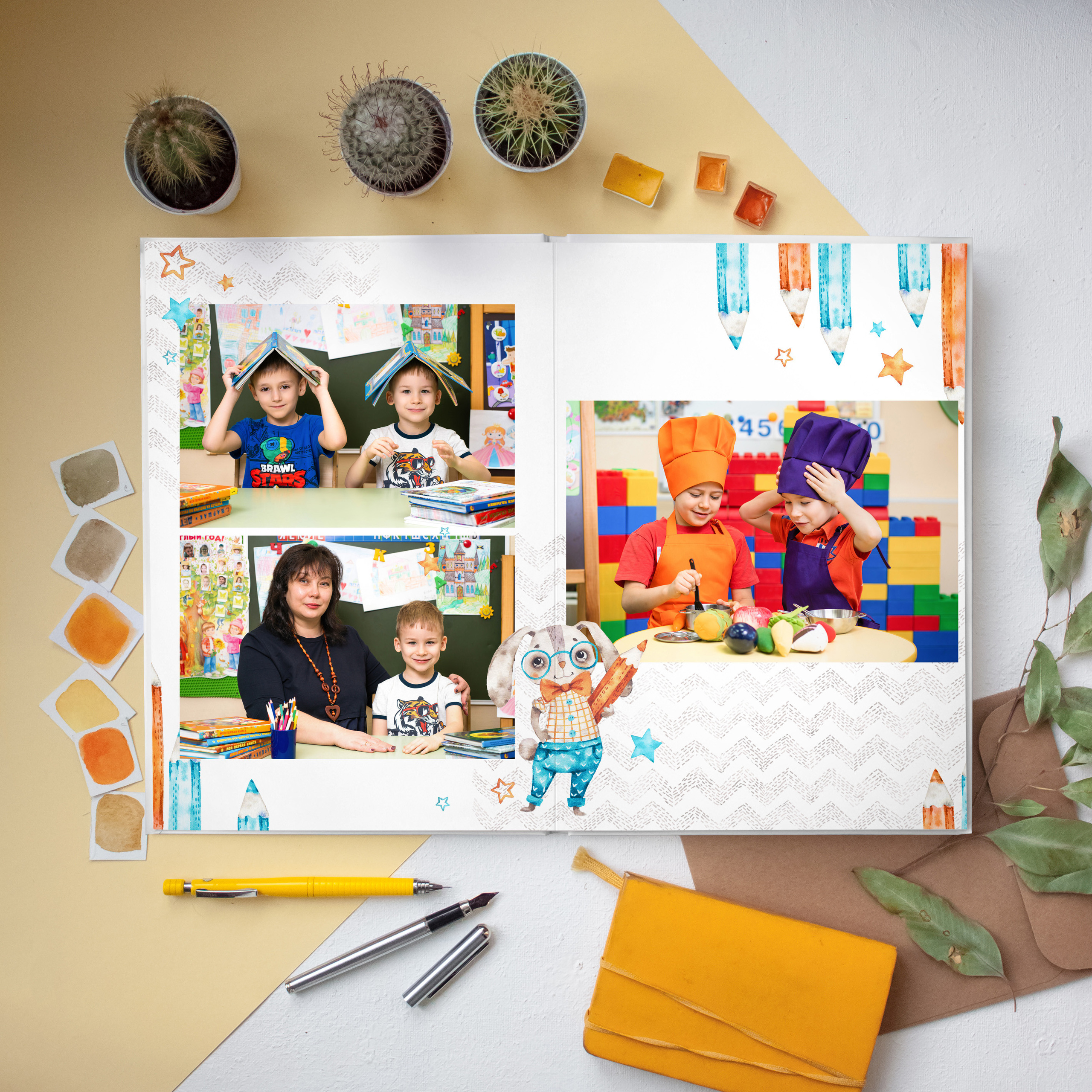 Выпускные альбомы, виньетки, трюмо. Фотограф Наталья Непогода