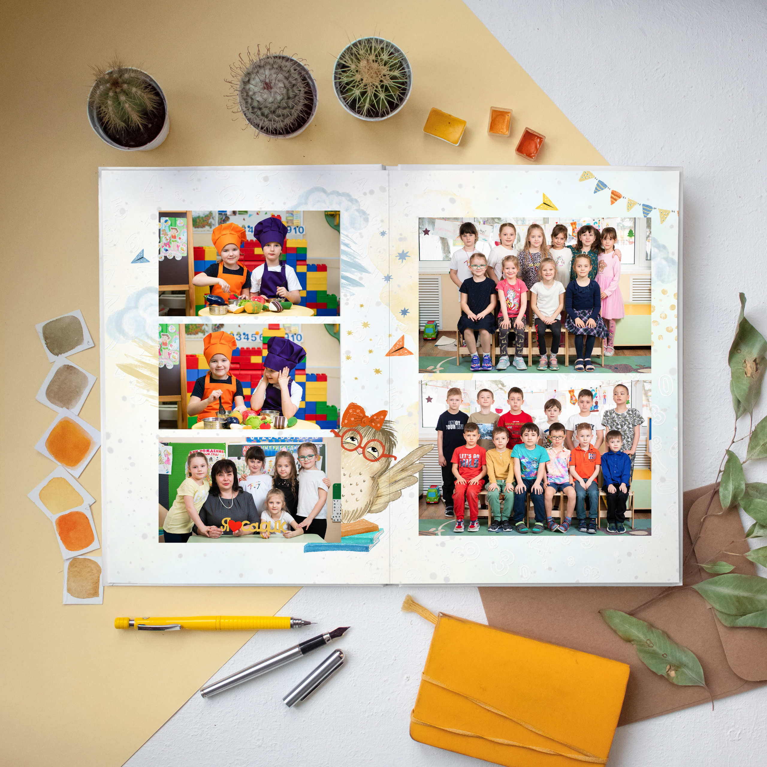 Выпускные альбомы, виньетки, трюмо. Фотограф Наталья Непогода