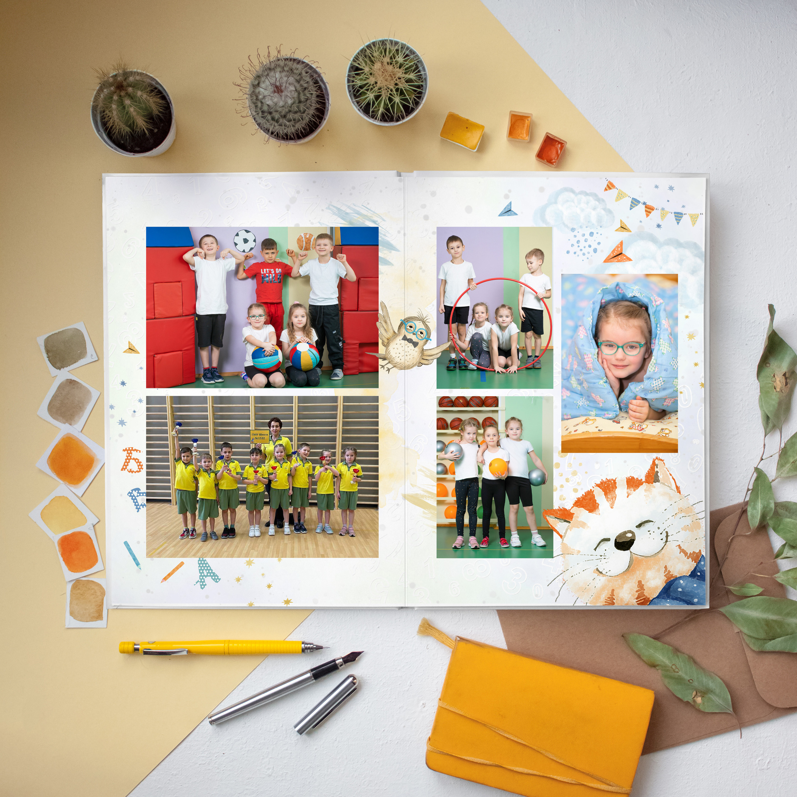 Выпускные альбомы, виньетки, трюмо. Фотограф Наталья Непогода