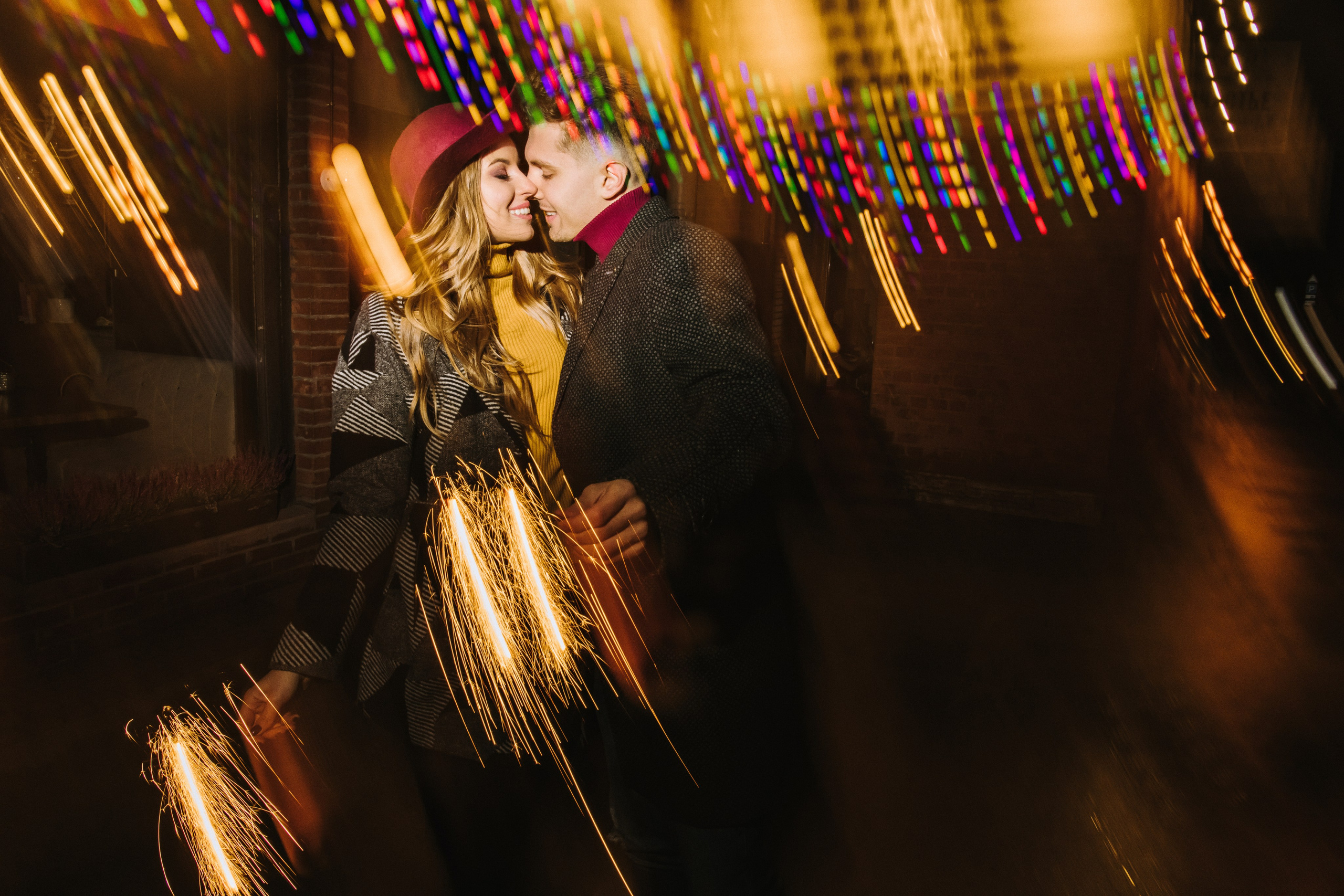 Настя и Игорь. Вечерний центр. Свадебный фотограф в Санкт-Петербурге София Шубик