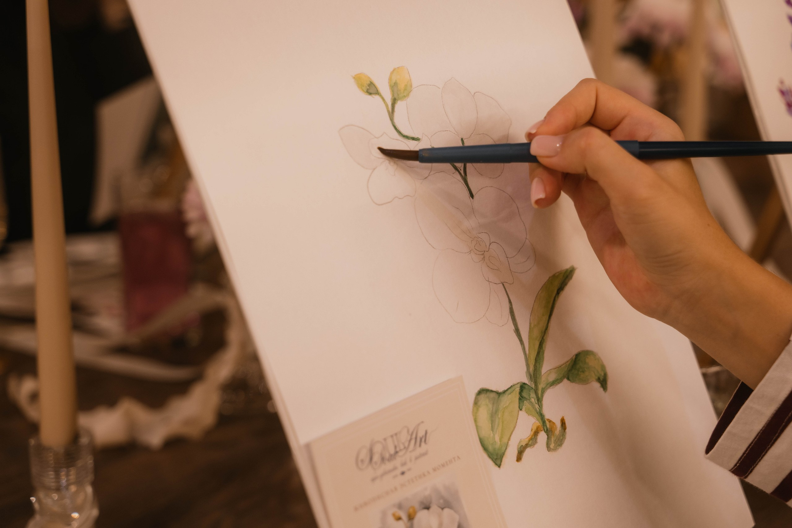 Мастер-класс по рисованию на день рождения. Свадебный, семейный фотограф в Рязани Лена Брант