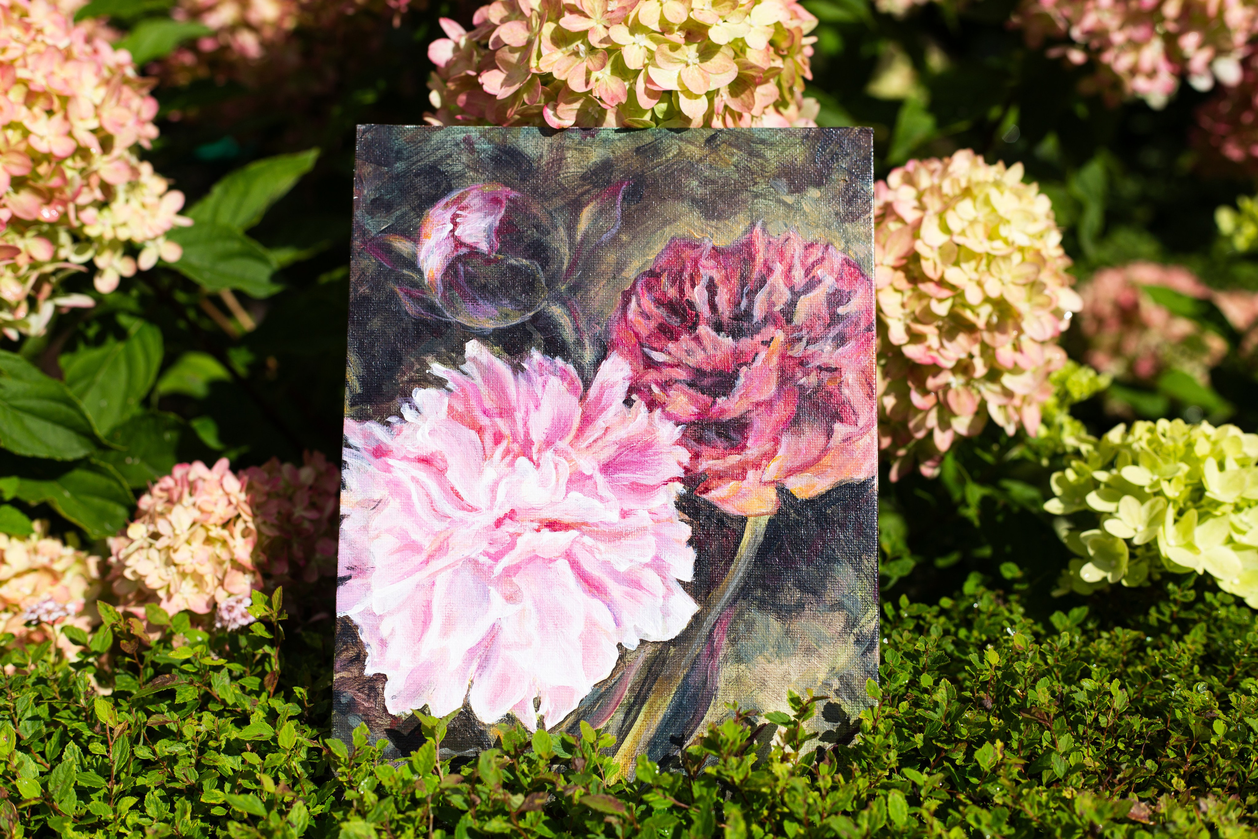 Небо отражается в глазах художницы. Фотограф Тула