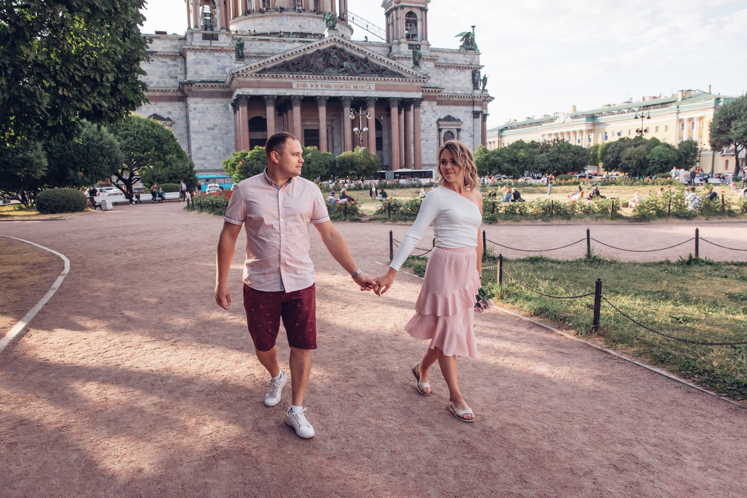 Нина и Ваня, Исаакий. Семейный фотограф в Санкт-Петербурге Алиса Мохова