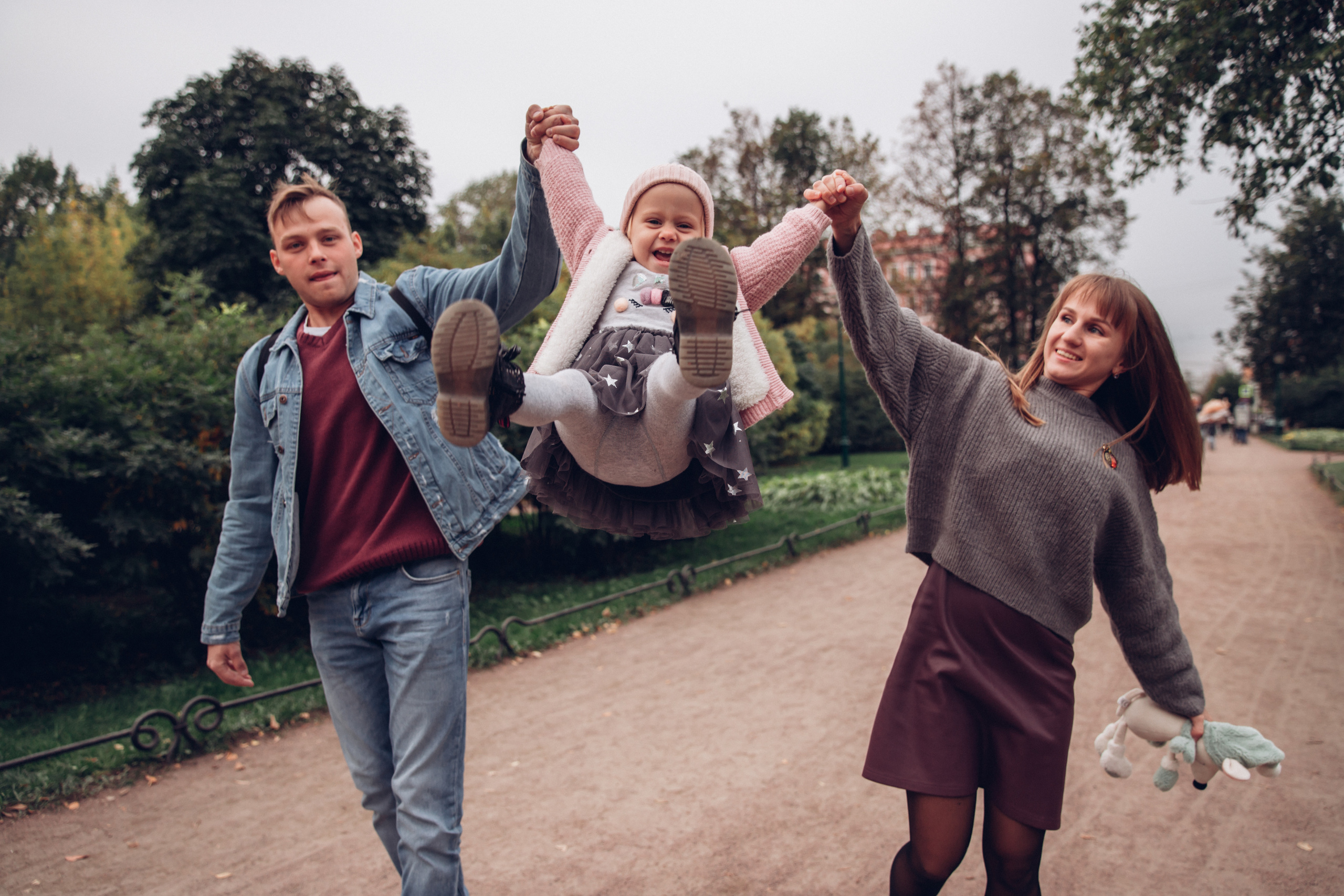 Наташа, Паша и Агата, Таврический. Семейный фотограф в Санкт-Петербурге Алиса Мохова