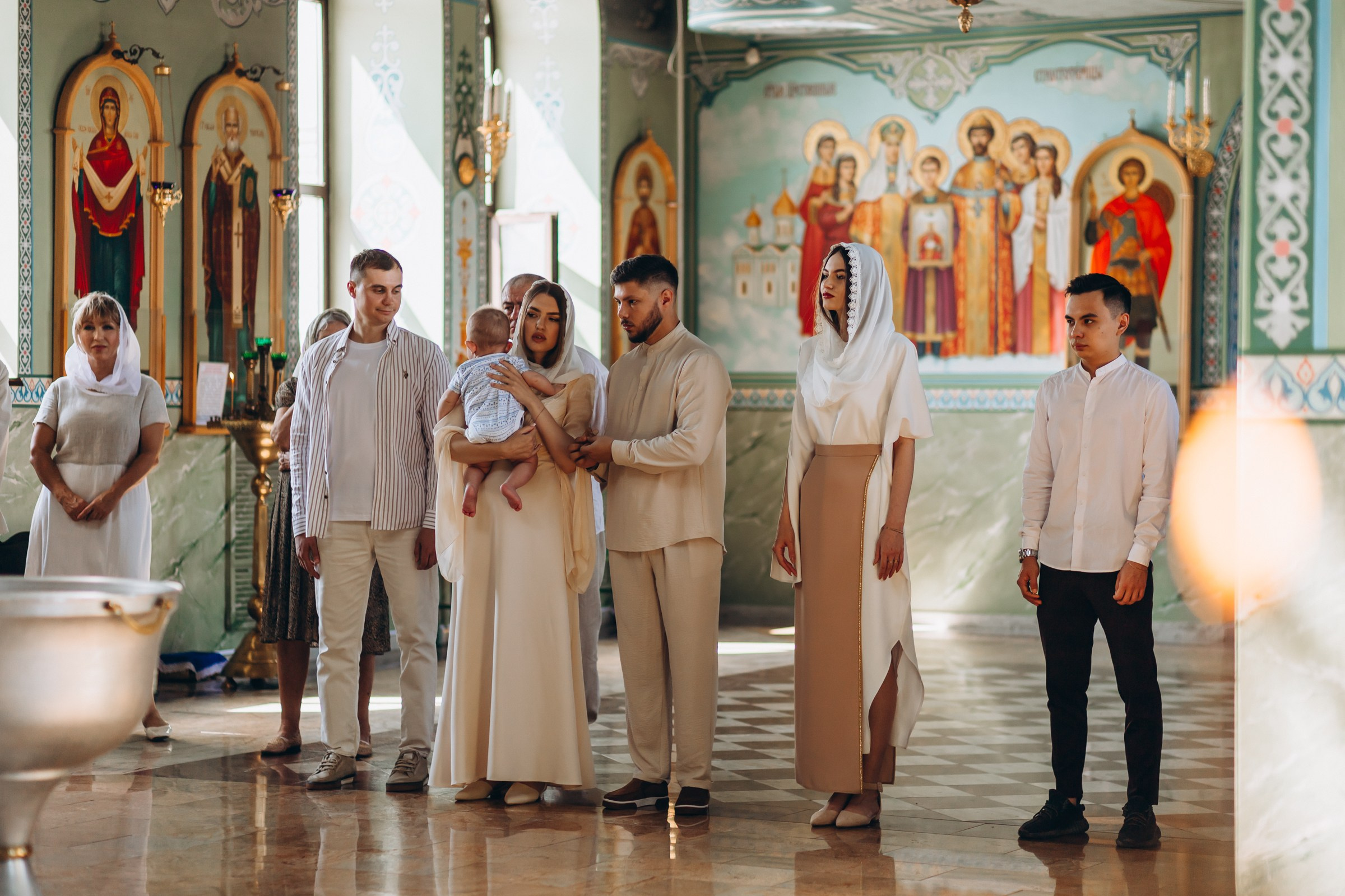 Крещение Родиона. Семейный фотограф в Волгодонске Краченцева Анна