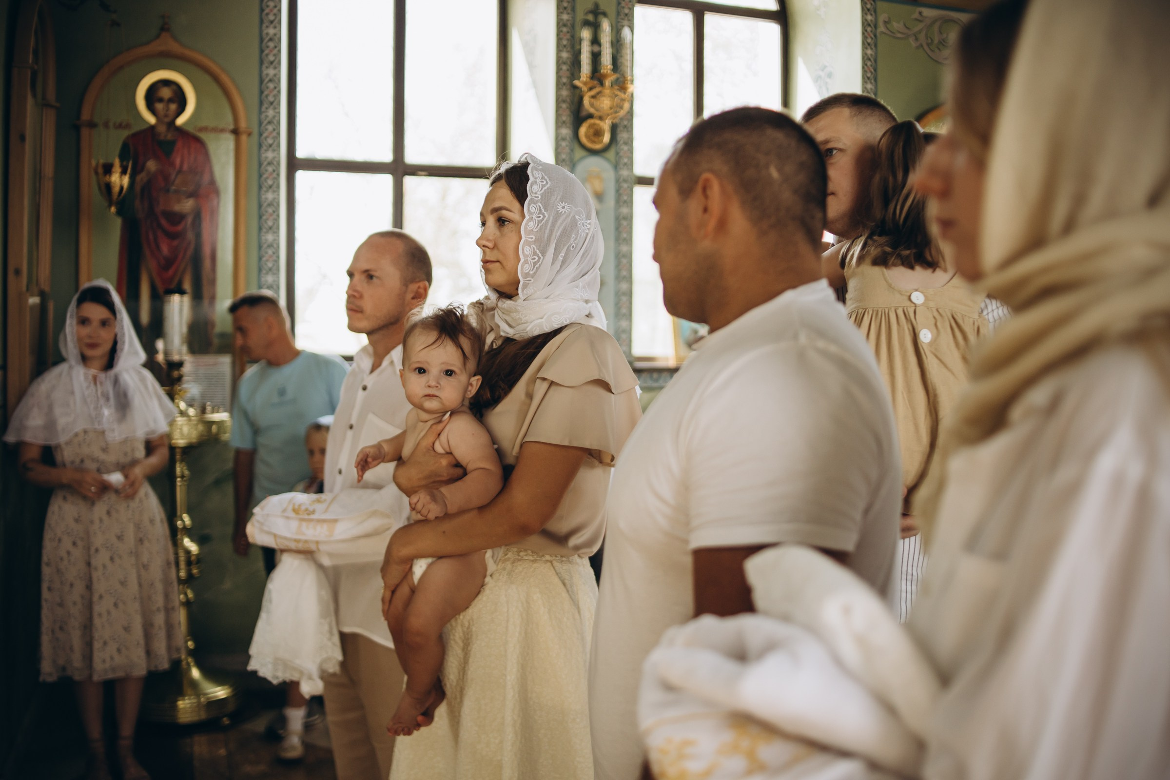Крещение Варвары и Елизаветы. Семейный фотограф в Волгодонске Краченцева Анна