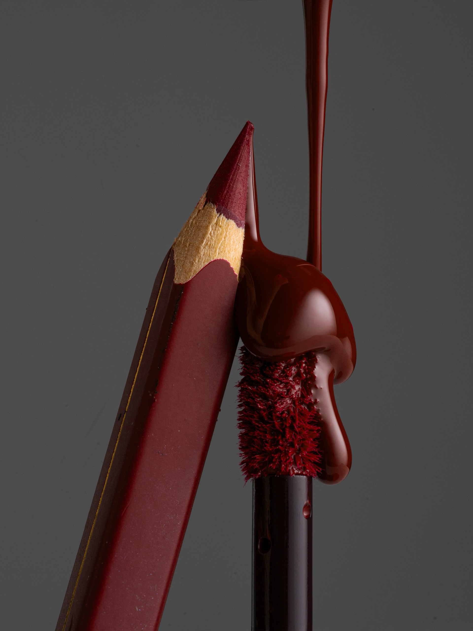 Before/after. Retouch, post-production