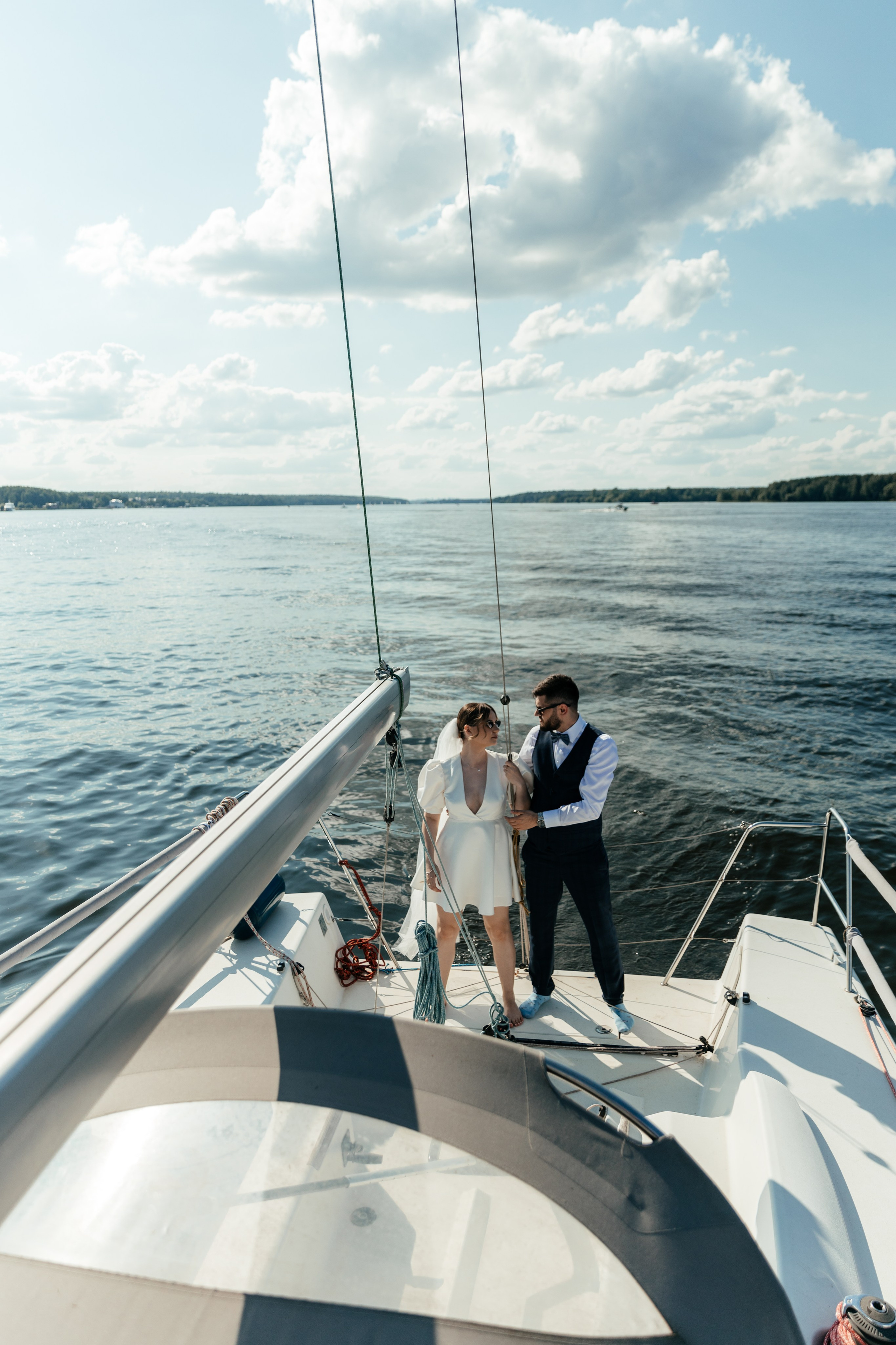 Настя и Витя | Rodina Yaht Club. Свадебный фотограф Ангелина Зотова | Обнинск, Москва, Калуга