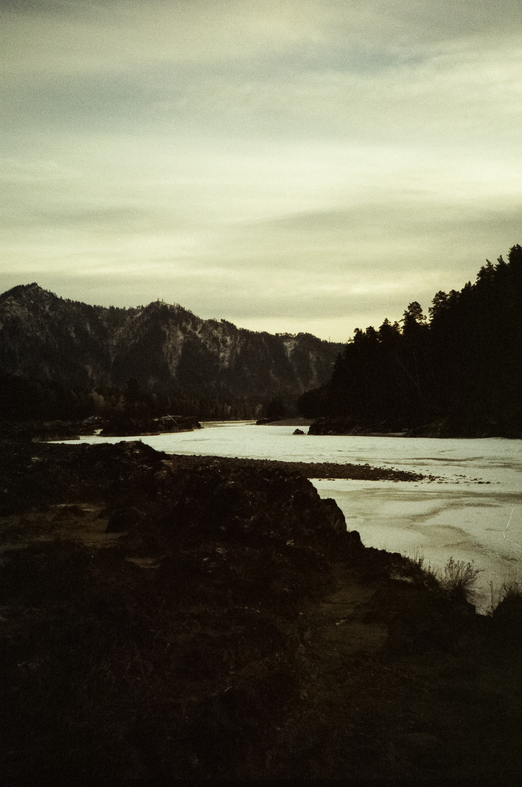 Дорога в сторону Сада Пионов, база Сила Алтая / 15 — 16 декабря 2023 г