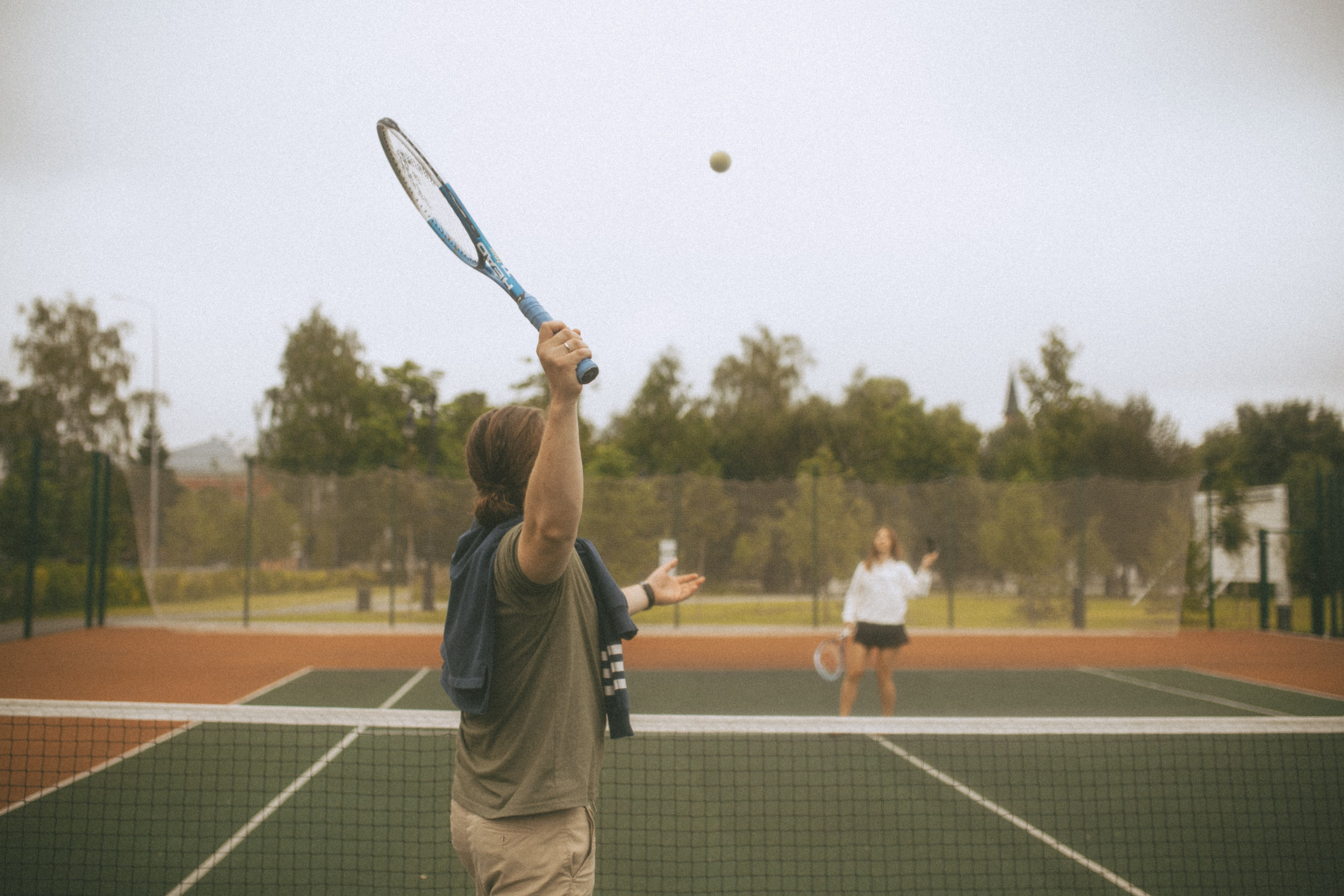 На корте. Свадебный фотограф Казань