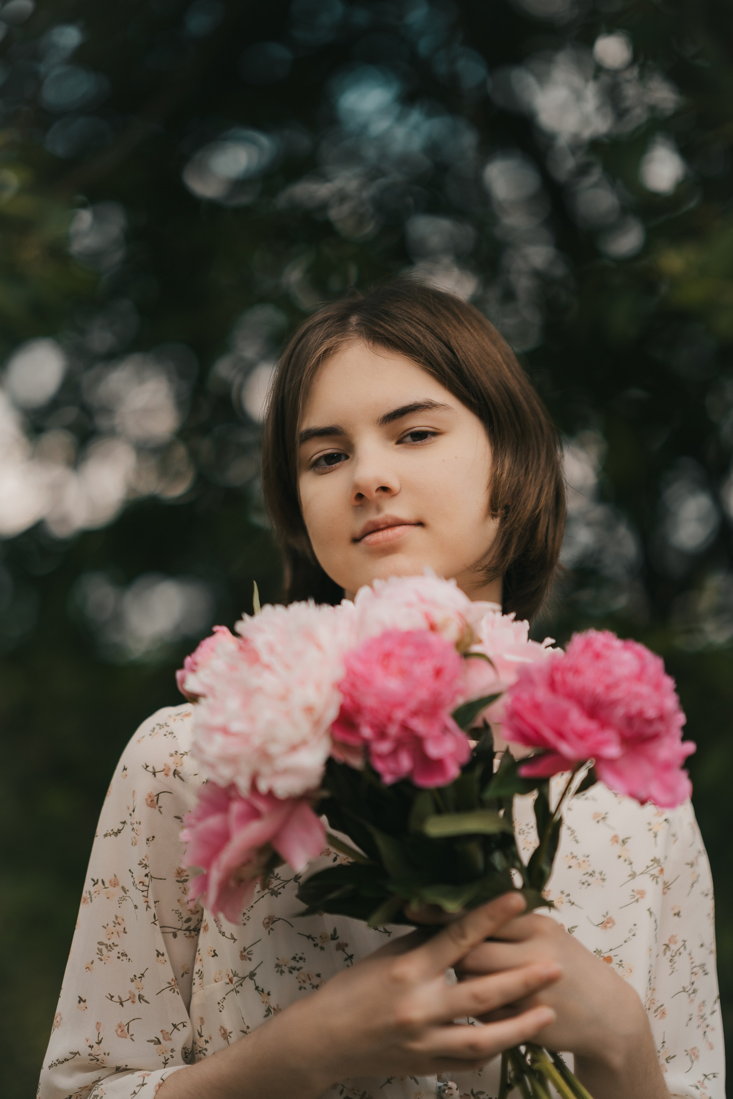 Маша и пионы. Семейный и детский фотограф в Сергиев Посаде, Хотьково Якимчук Любовь