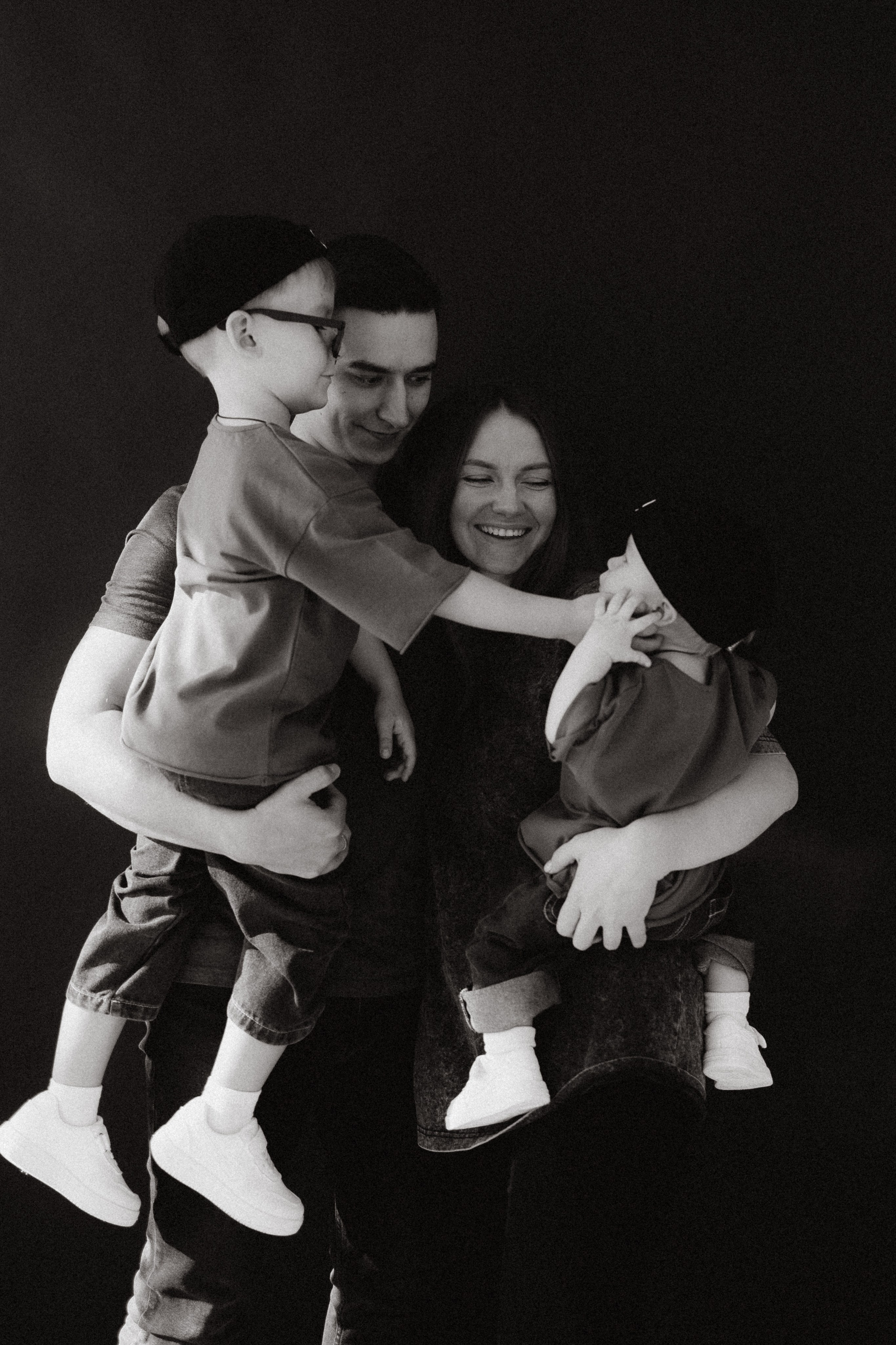 Ксюша, Саша, Тимоша и Мирон