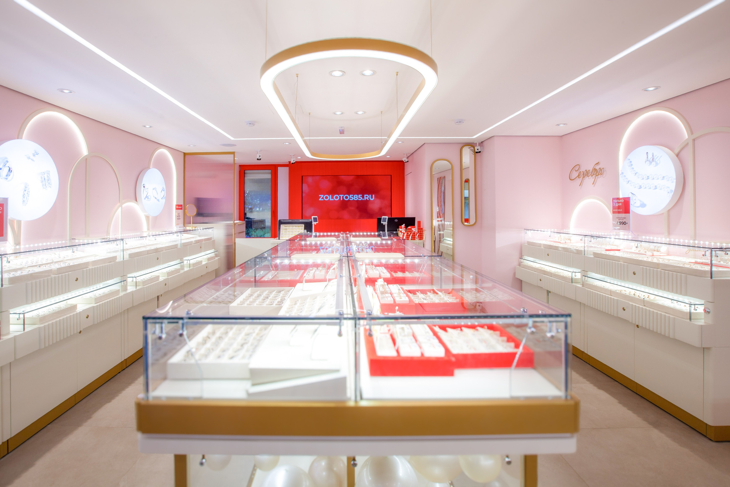 Фотосъёмка ювелирного салона «585 GOLD» для дизайн-агентства RETAILAB. Илья Михачёв Фотограф ПРО людей