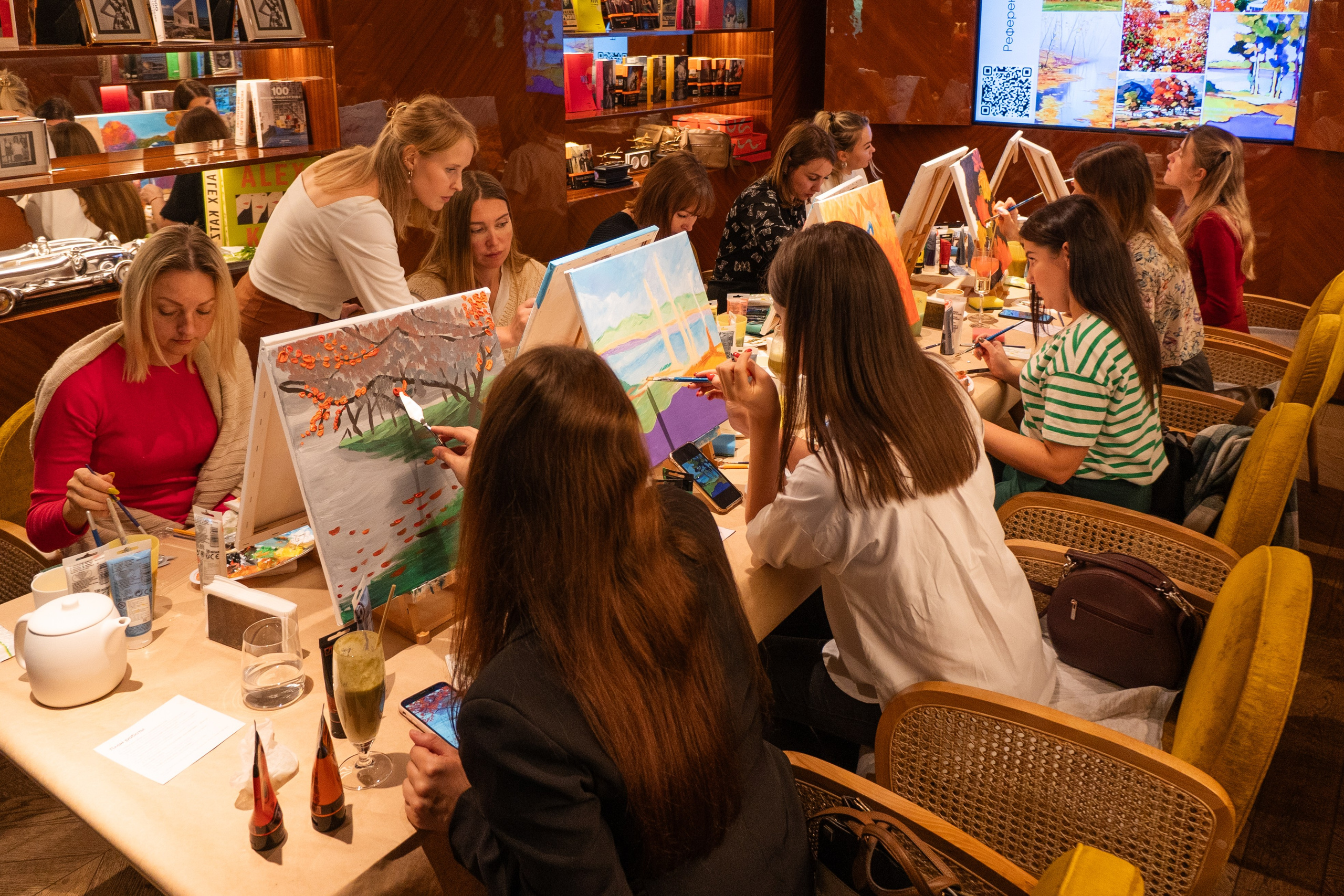 Корпоратив Teach Me Art 3. Портретный фотограф в Москве и Санкт-Петербурге Арина Чех