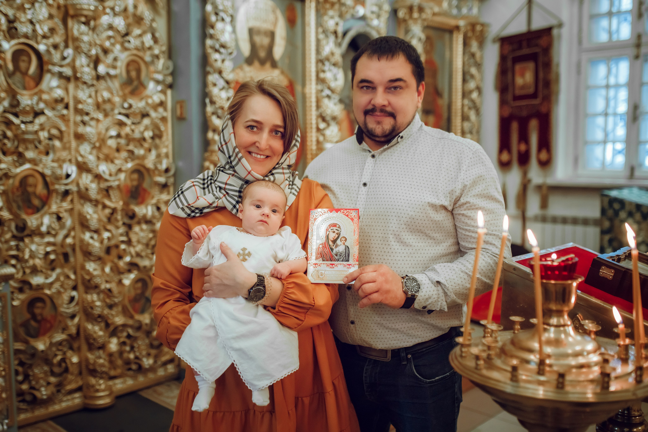 Крещение Дарьи. Фотограф на Крещение, семейный фотограф в Москве