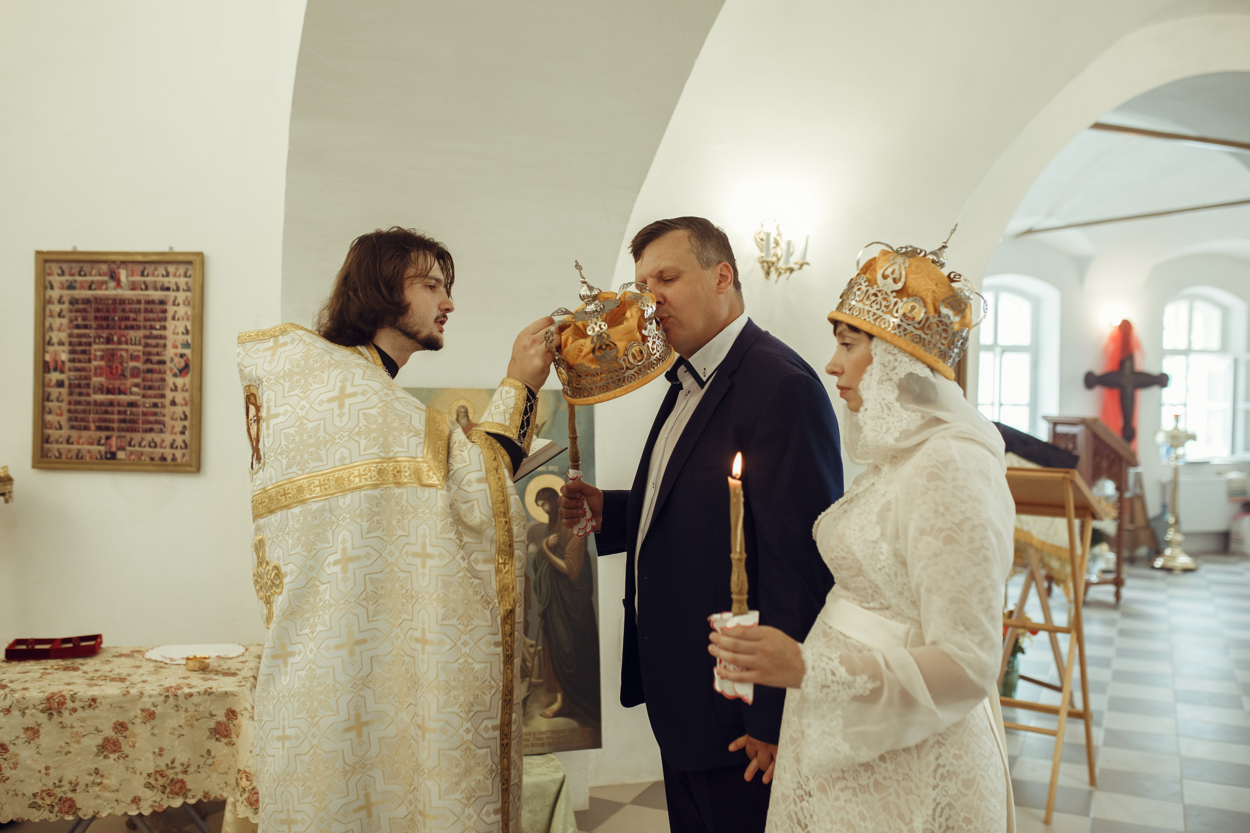 Венчание Оксаны и Дениса. Фотограф на Крещение, семейный фотограф в Москве