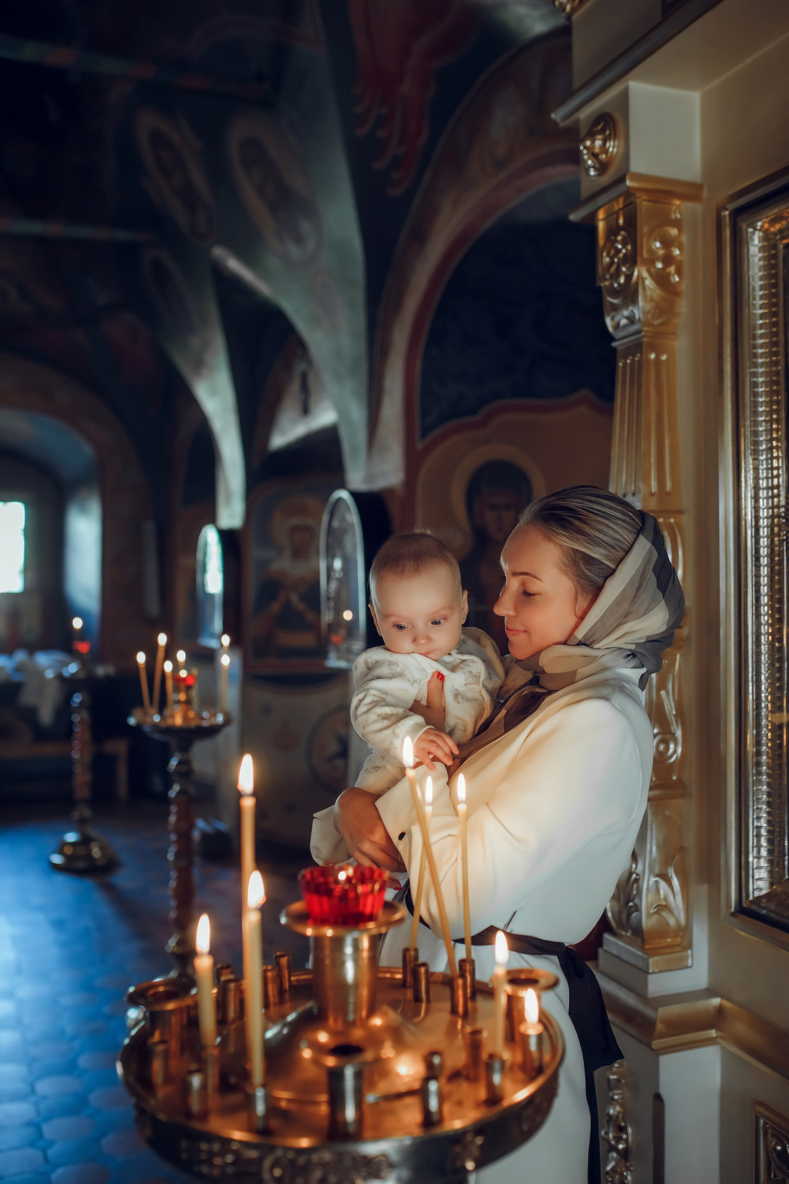 Крещение Эрика. Фотограф на Крещение, семейный фотограф в Москве