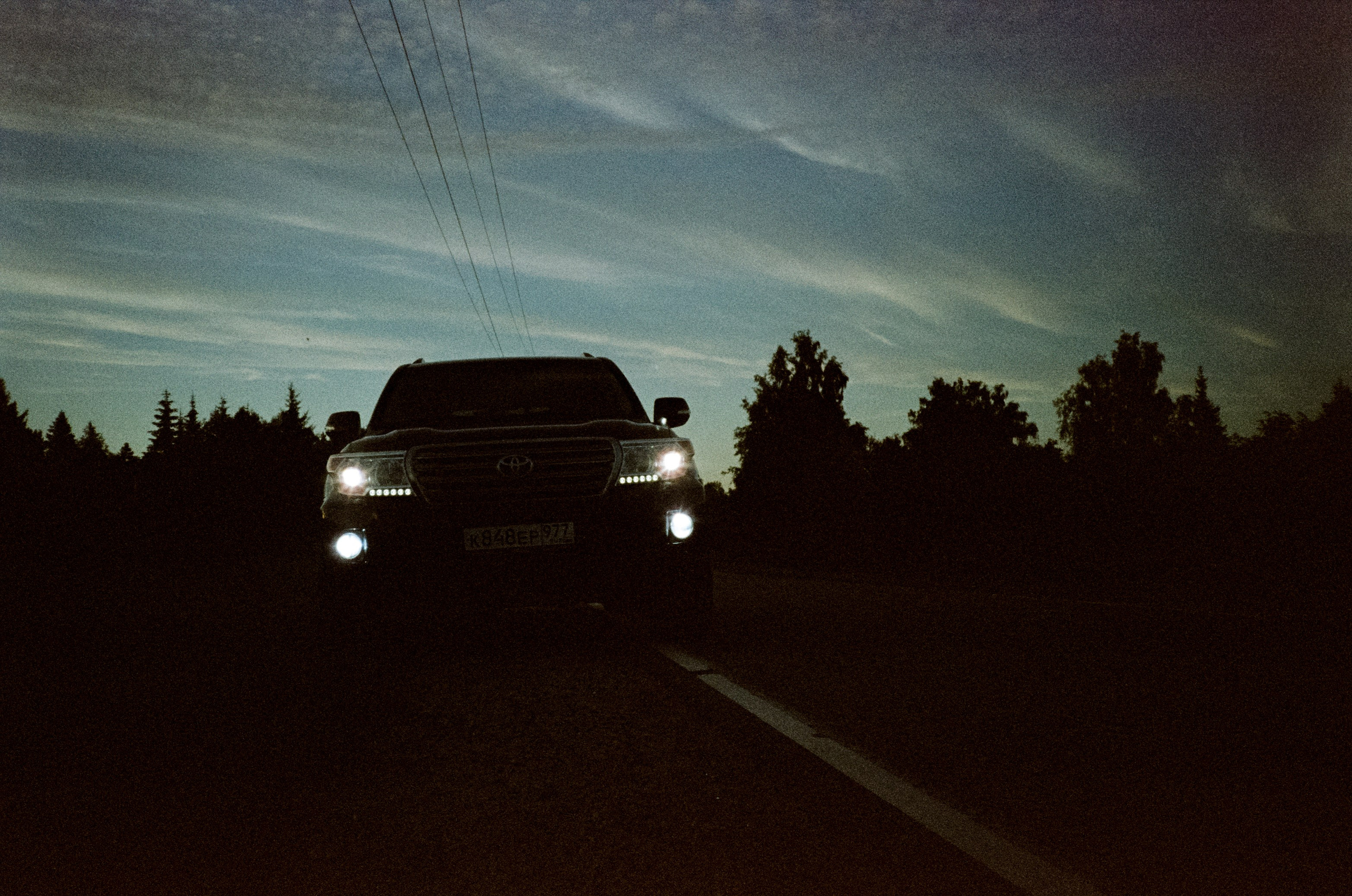 Ricoh MF-1 / Fujifilm X-tra 400 (просрочка) / Закат в Котово