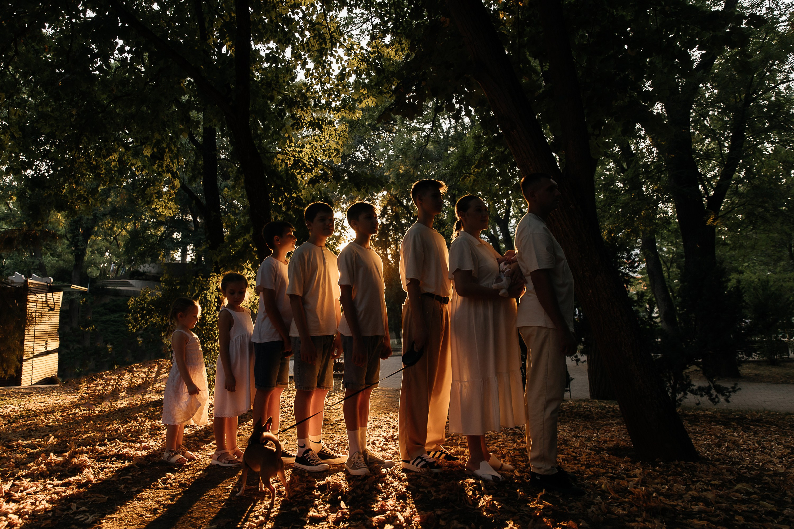 Семья из 7 детей. Свадебный и семейный фотограф Виолетта Сидельникова. Краснодар, Россия, Беларусь, Европа