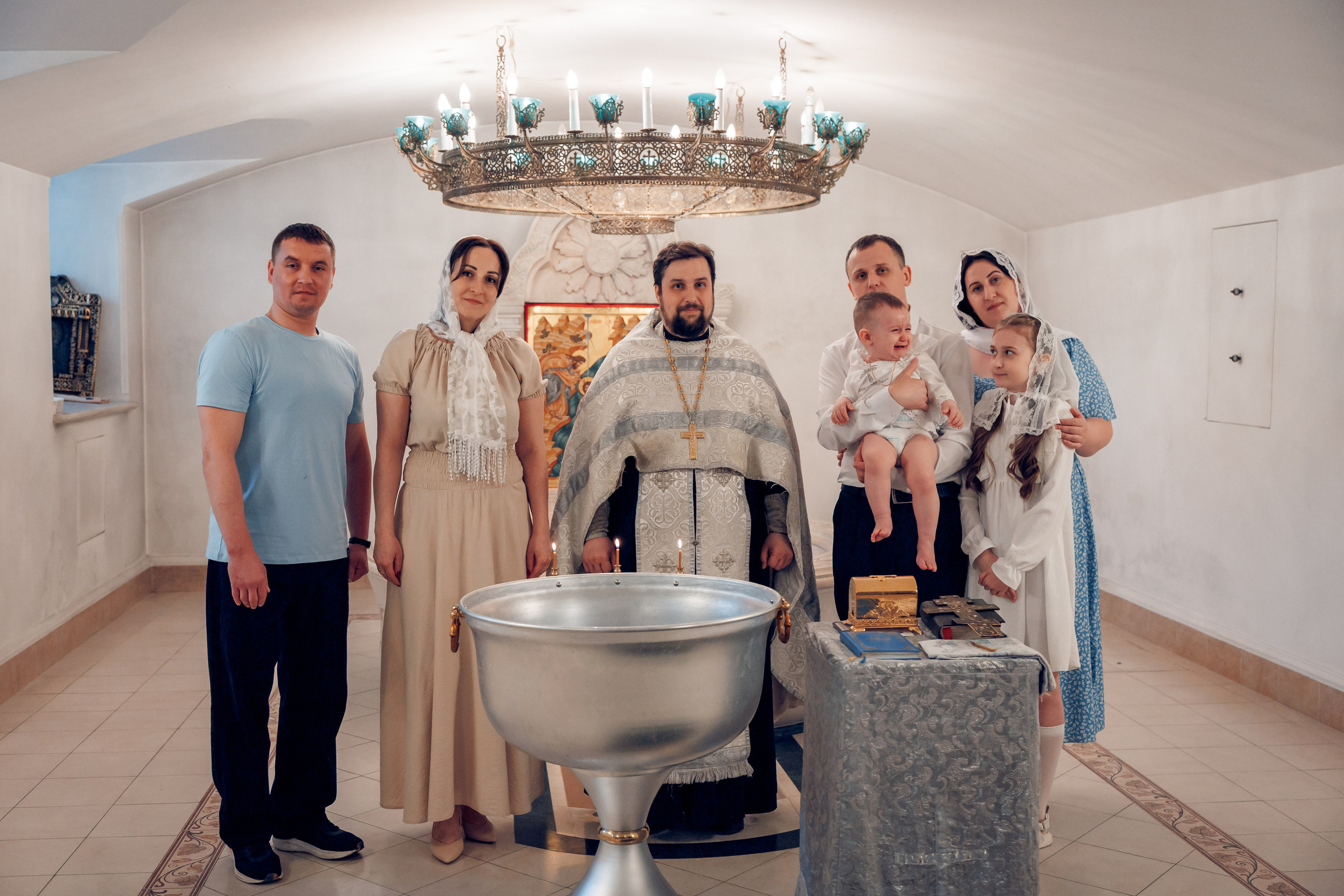 Крещение в Храме Николая чудотворца г. Домодедово. Профессиональный фотограф в Москве и Мо Мария Шантарёва